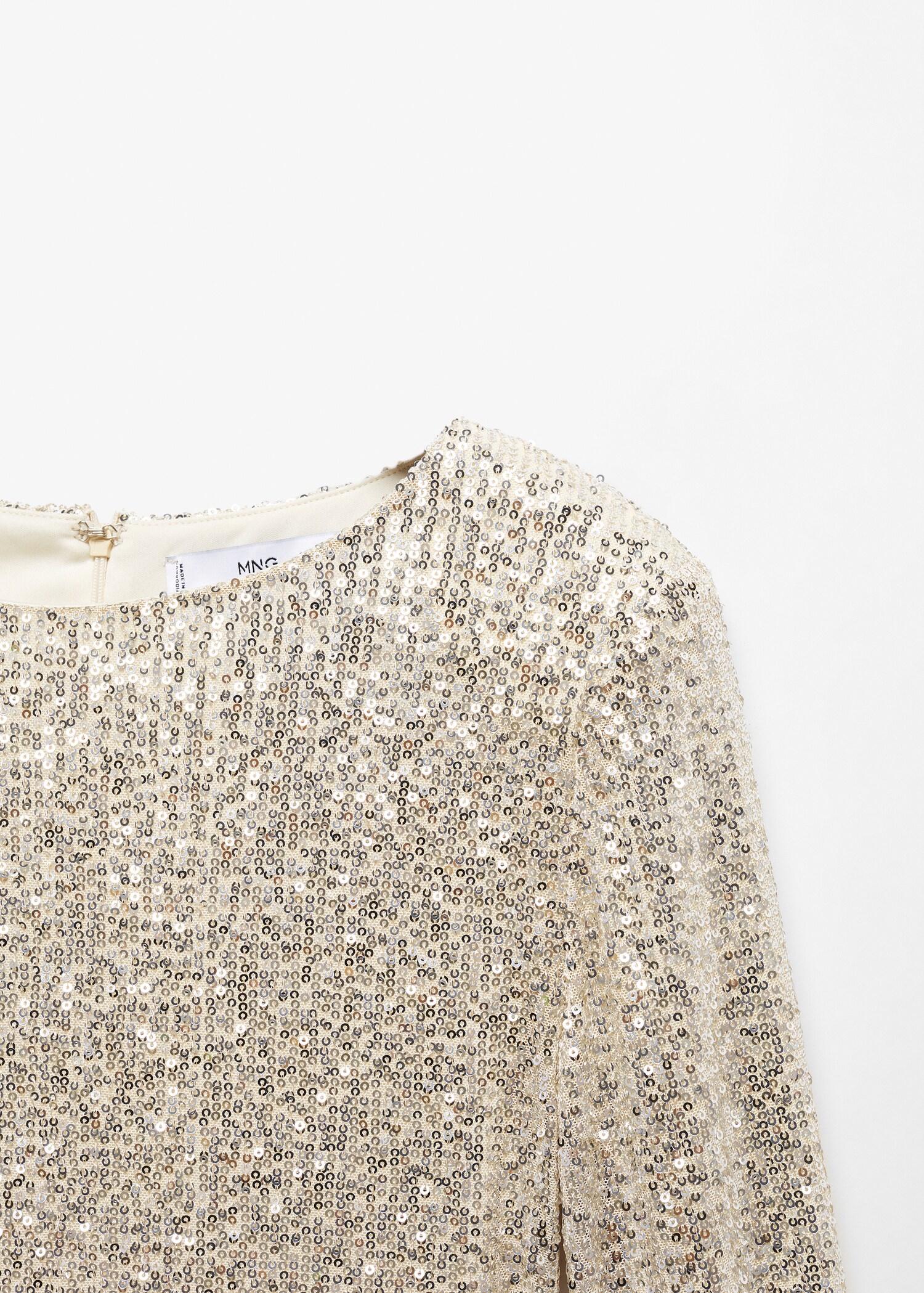 Vestido lentejuelas hombreras - Detalle del artículo 8