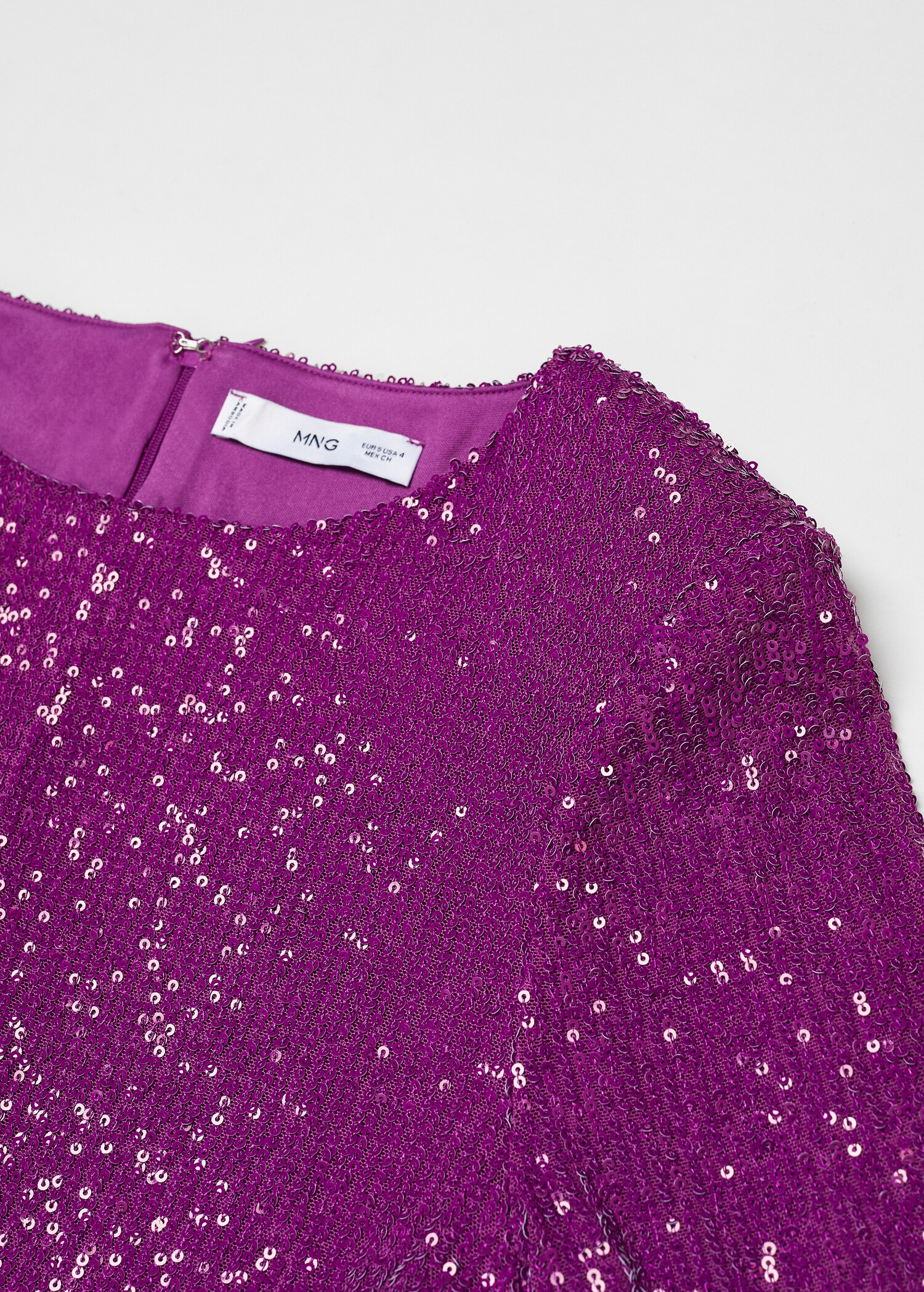 Vestido lentejuelas hombreras - Detalle del artículo 8