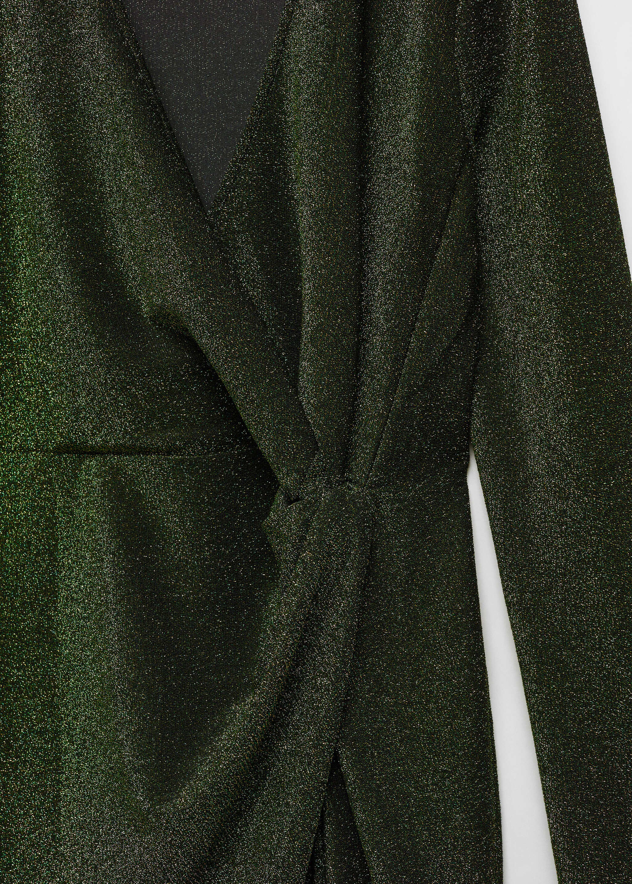 Knotted lurex dress - Details of the article 8