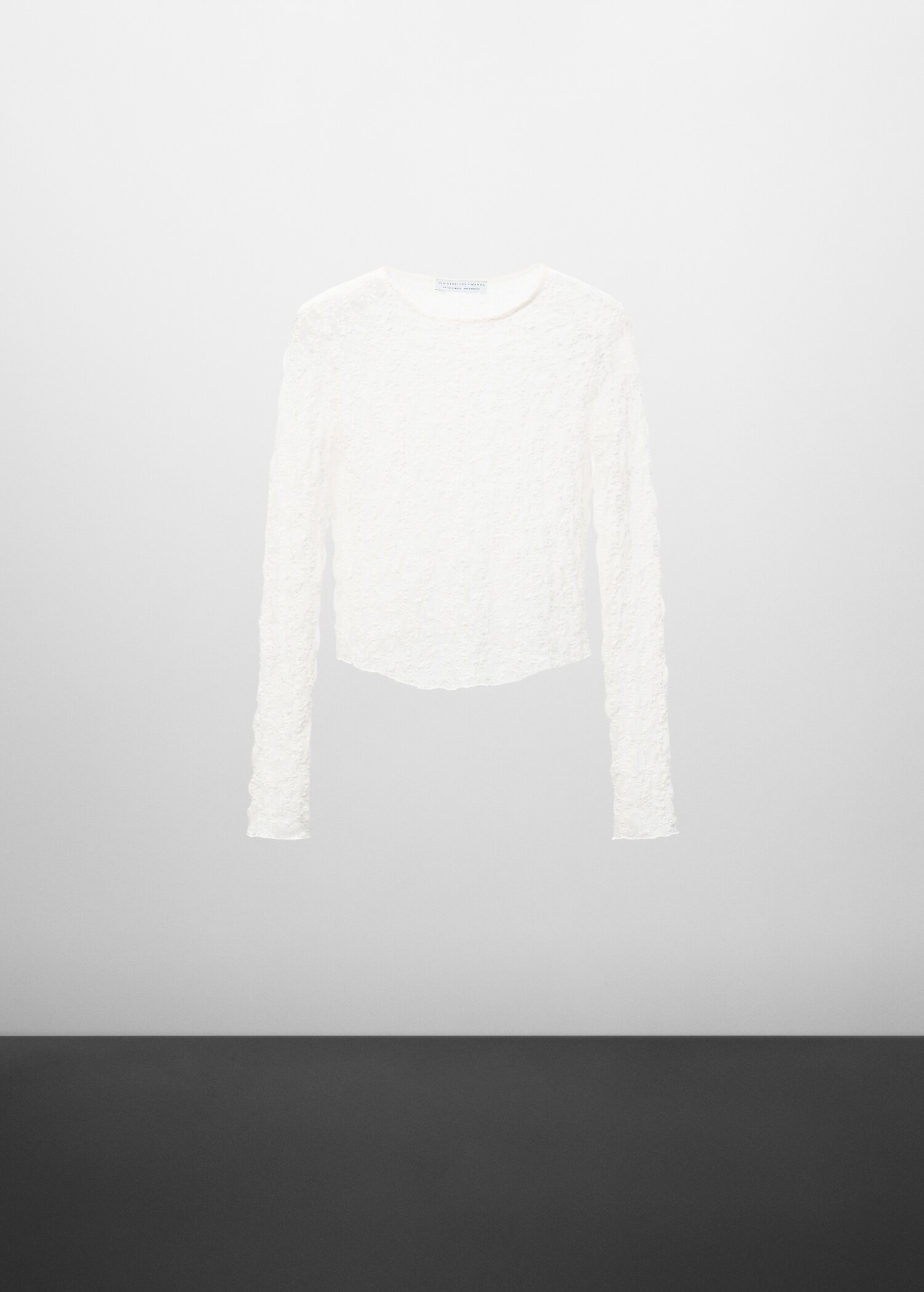 Long sleeve lace T-shirt - Article without model