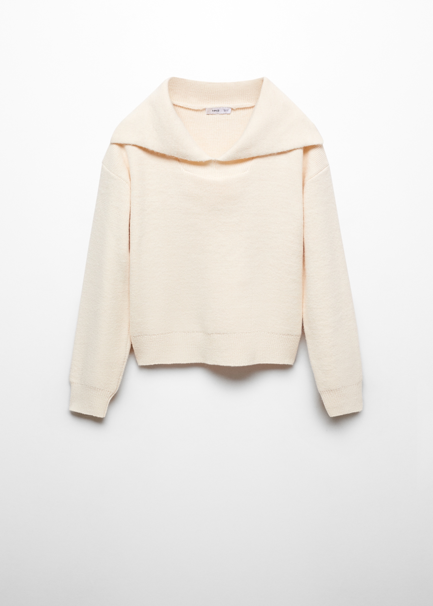 Jersey punto cuello solapa - Artículo sin modelo