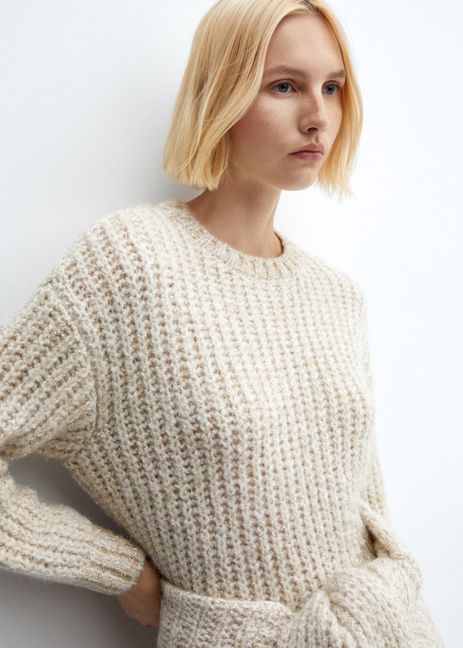 Pull-over Lurex grosse maille - Détail de l'article 2