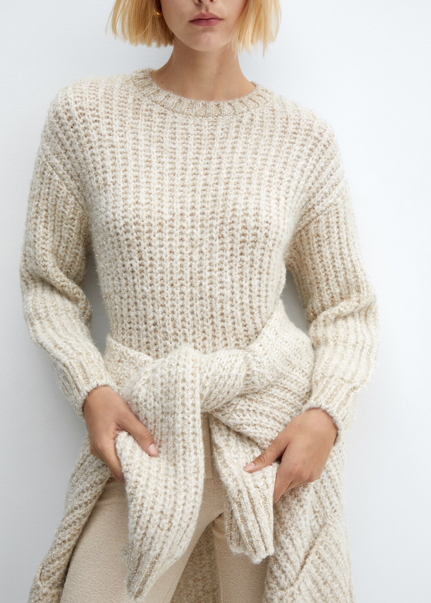 Pull-over Lurex grosse maille - Détail de l'article 6