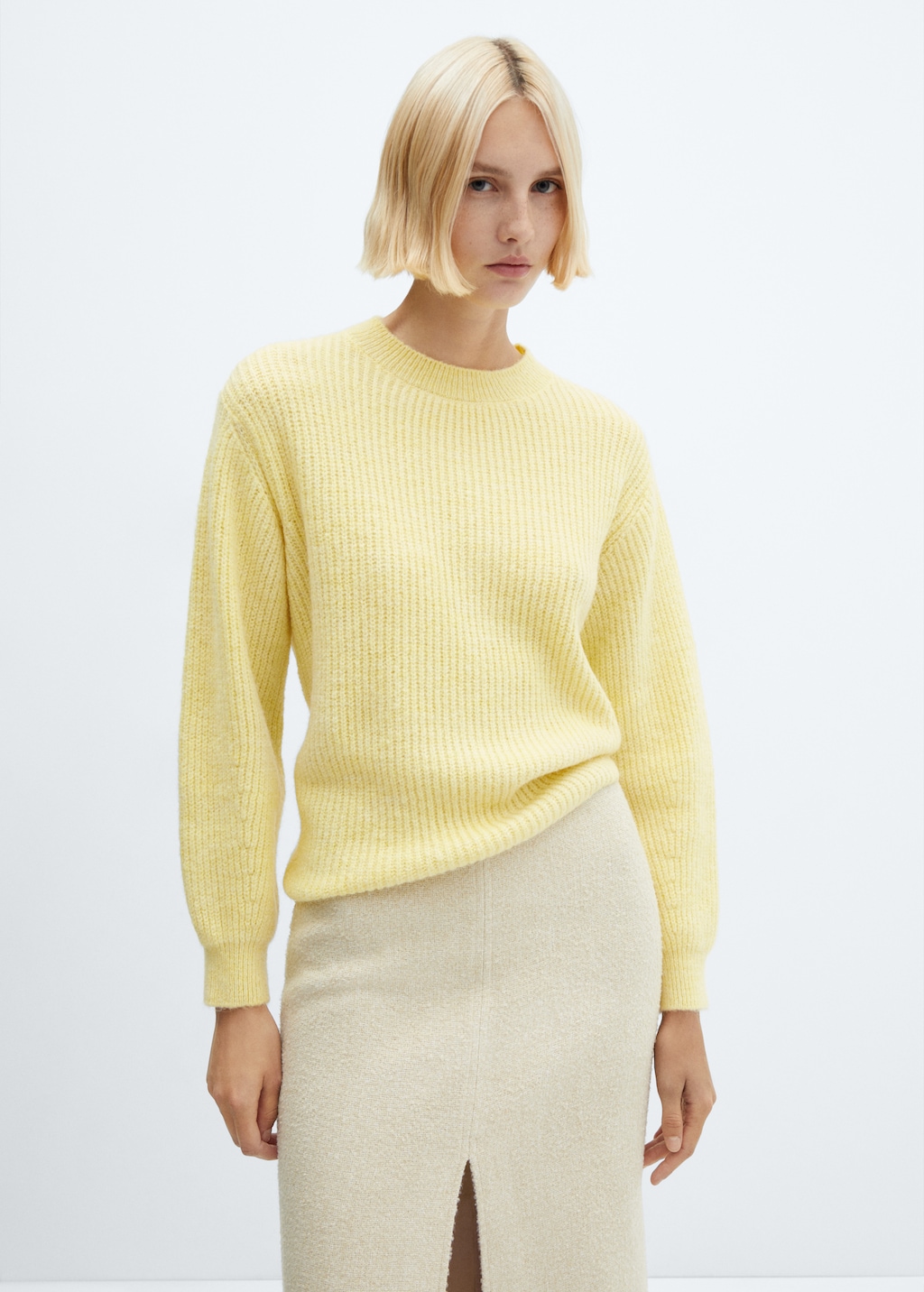 Round neck knitted sweater Women MANGO China