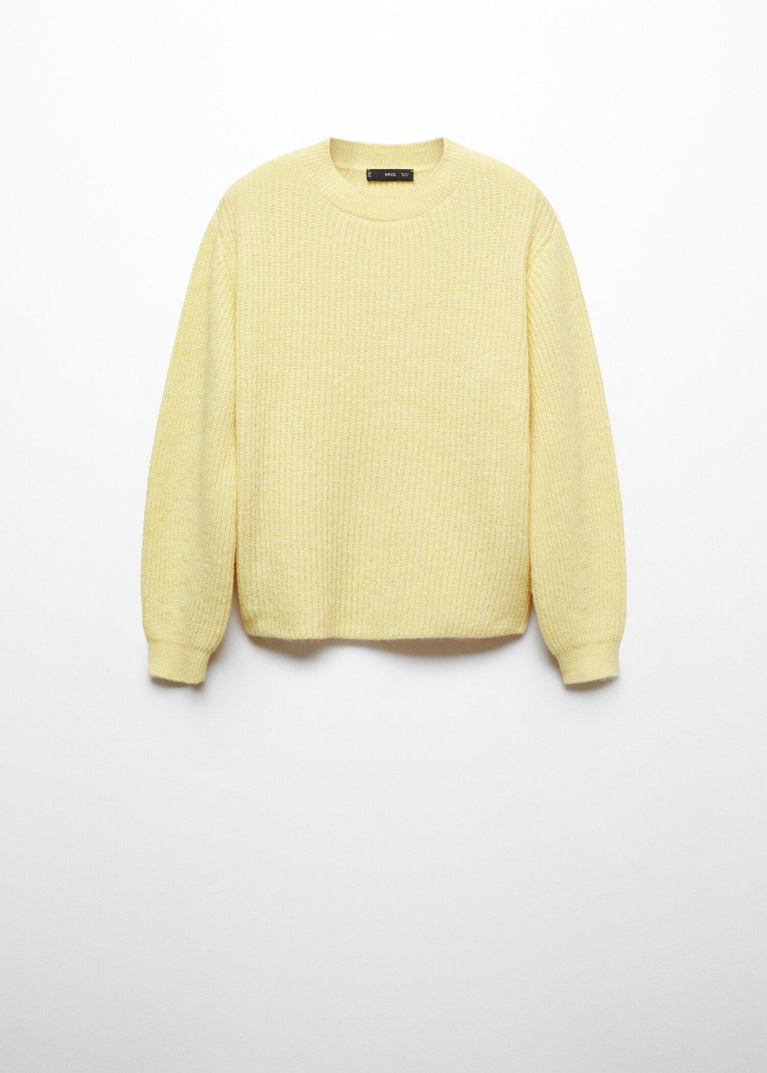 Round-neck knitted sweater  - Article without model