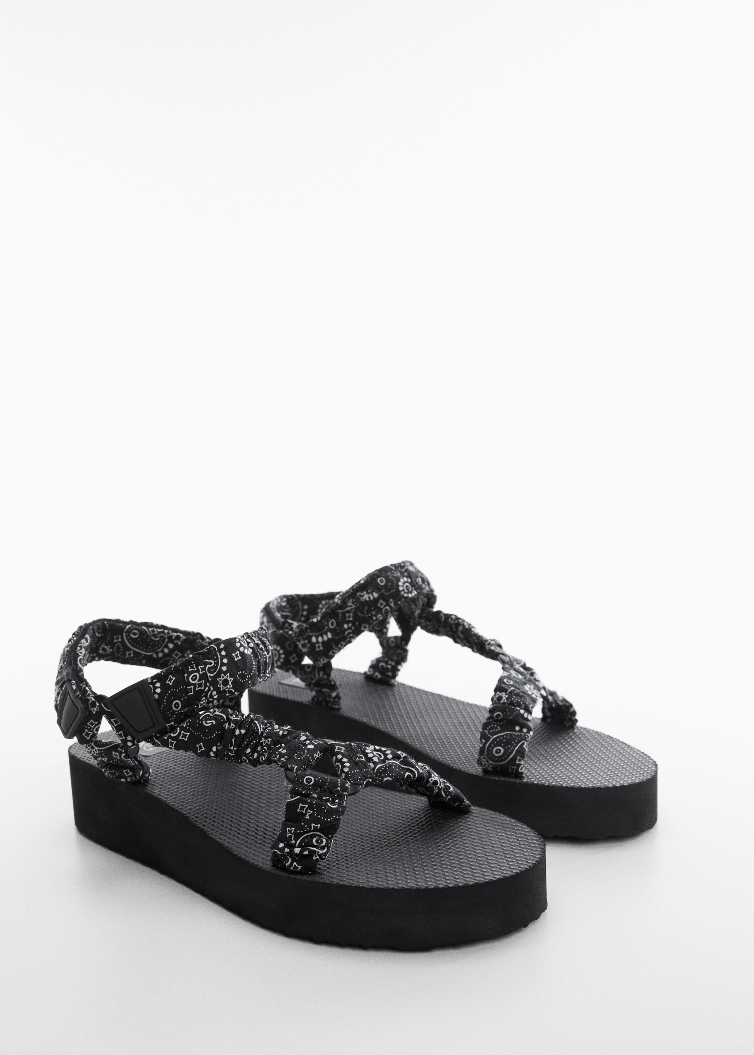 Platform strap sandals - Medium plane