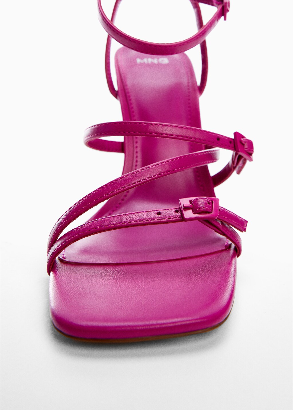 High-heeled sandals with buckles - Women | MANGO Taiwan area