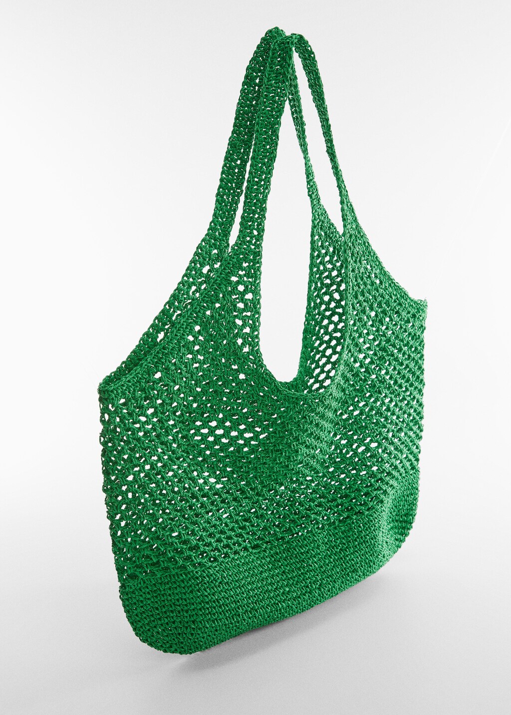 Bolso saco fibra natural Mujer MANGO Uruguay