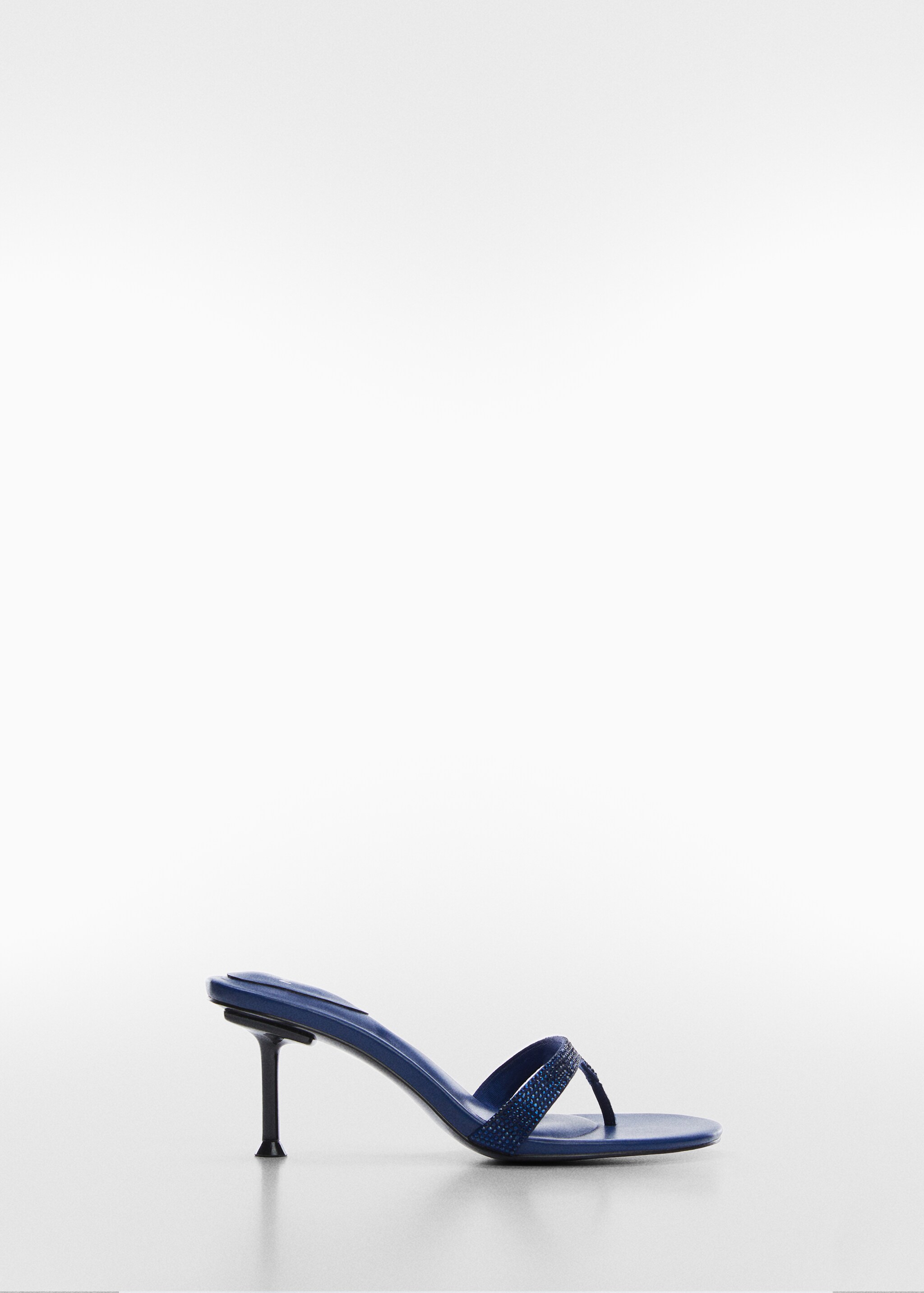 Heeled sandal with strass strap - Articol fără model