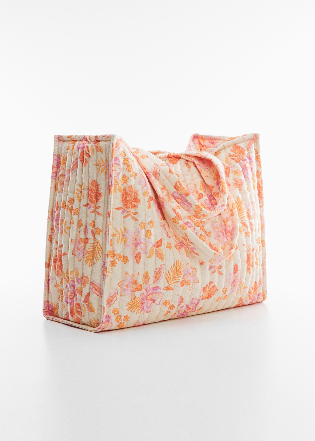 Printed quilted bag Women MANGO Azerbaijan
