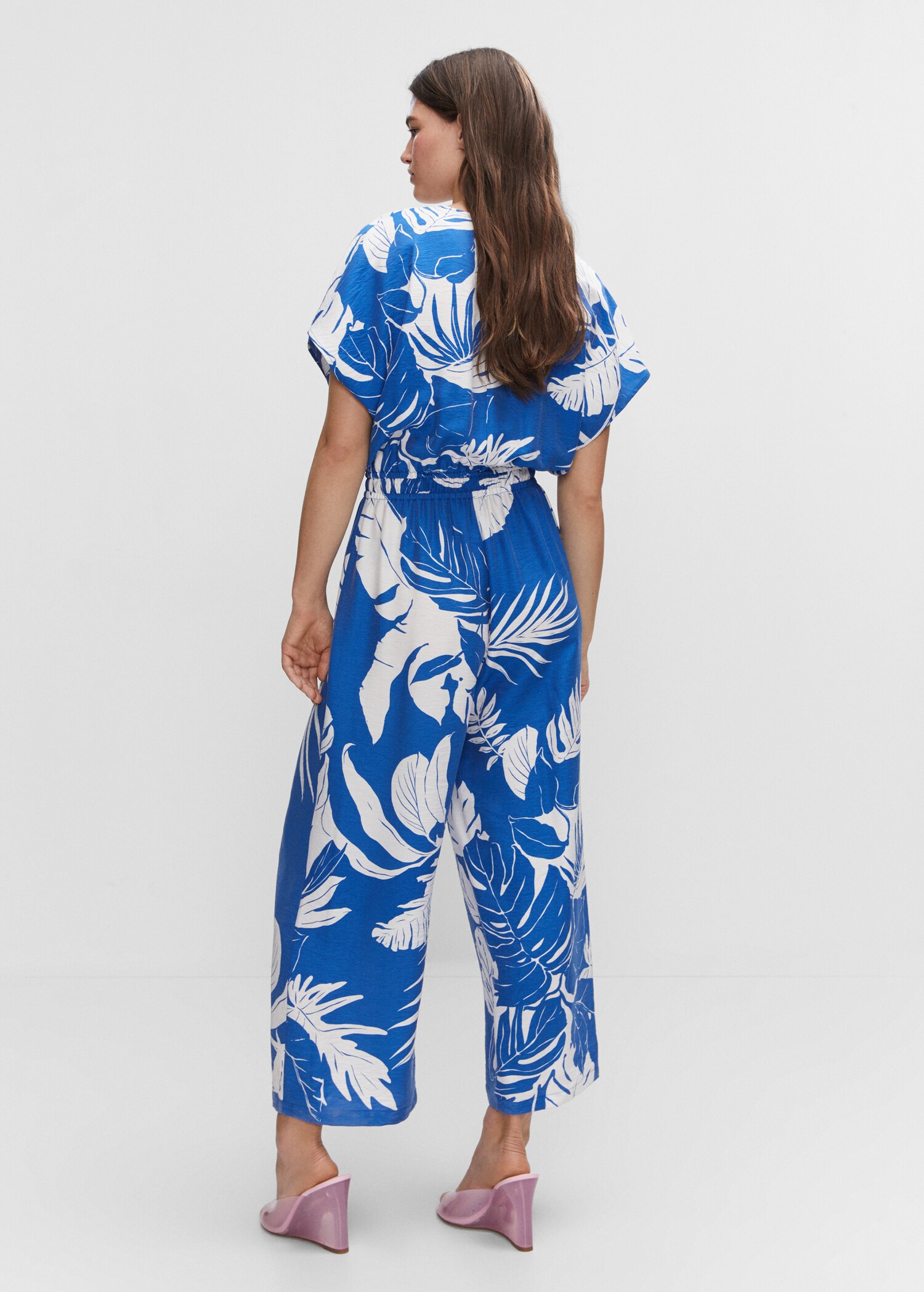 Tropical print jumpsuit - Зворотна сторона товару