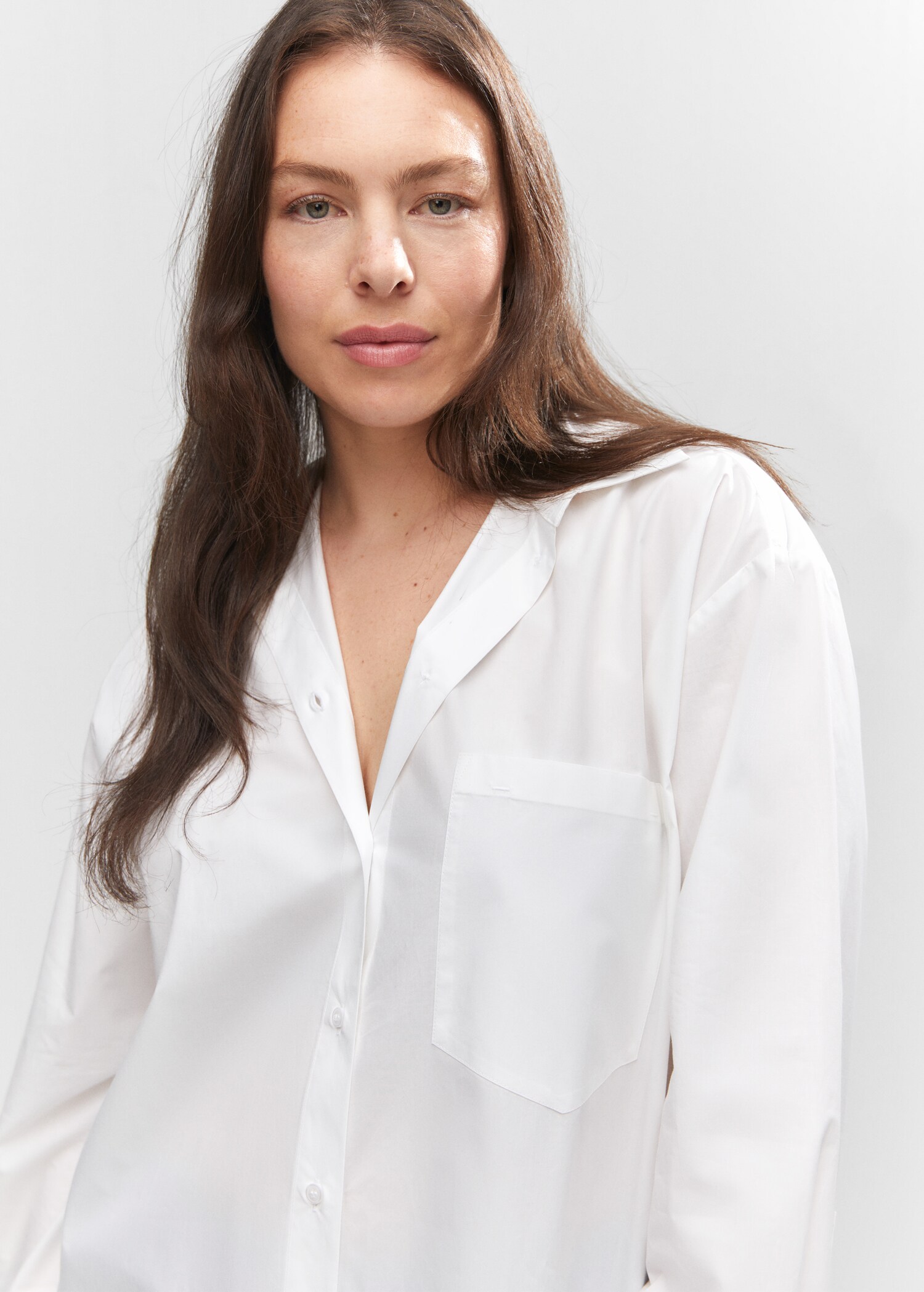 Oversized-Hemd mit Tasche - Detail des Artikels 4