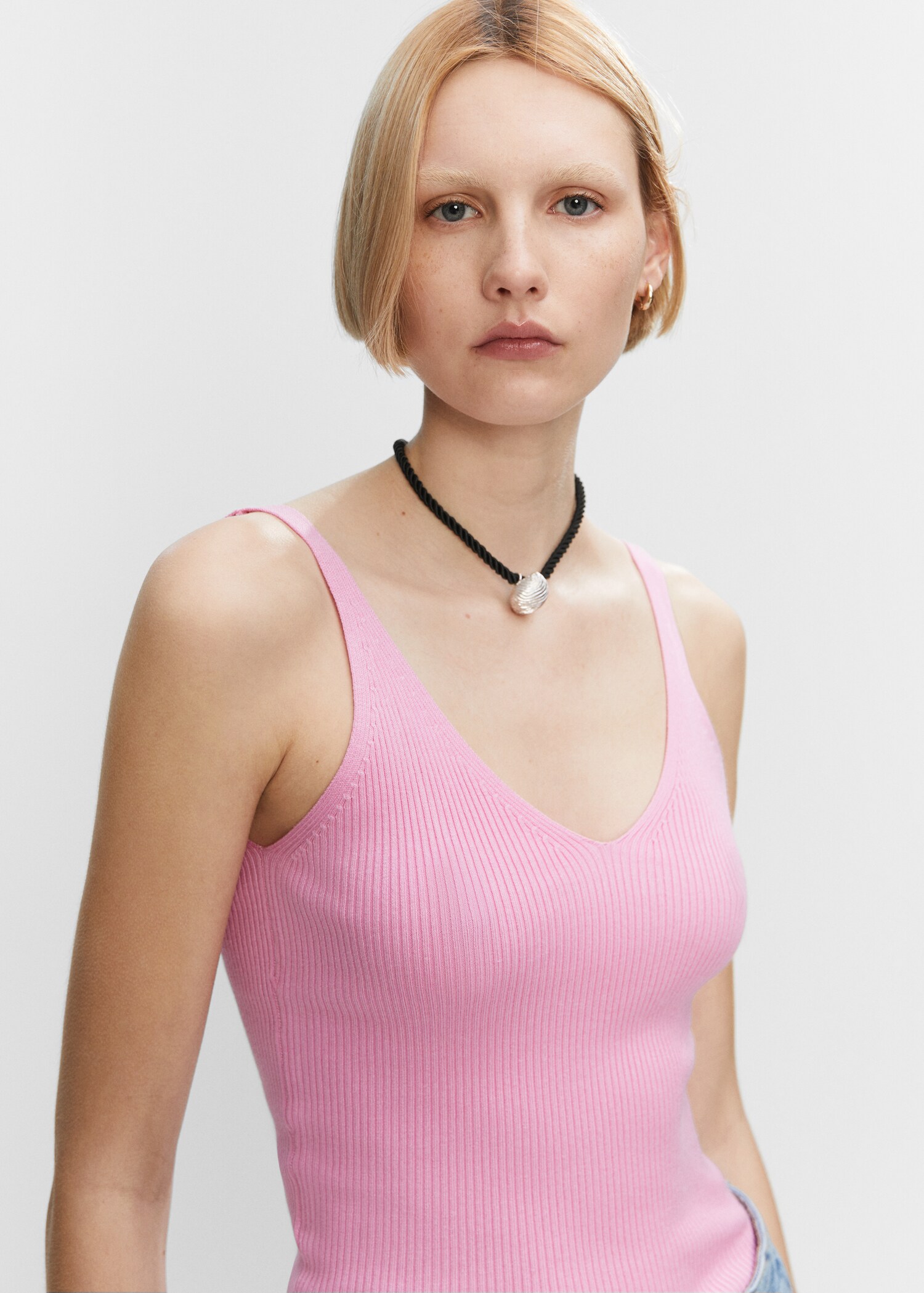 Top maille col V - Détail de l'article 1