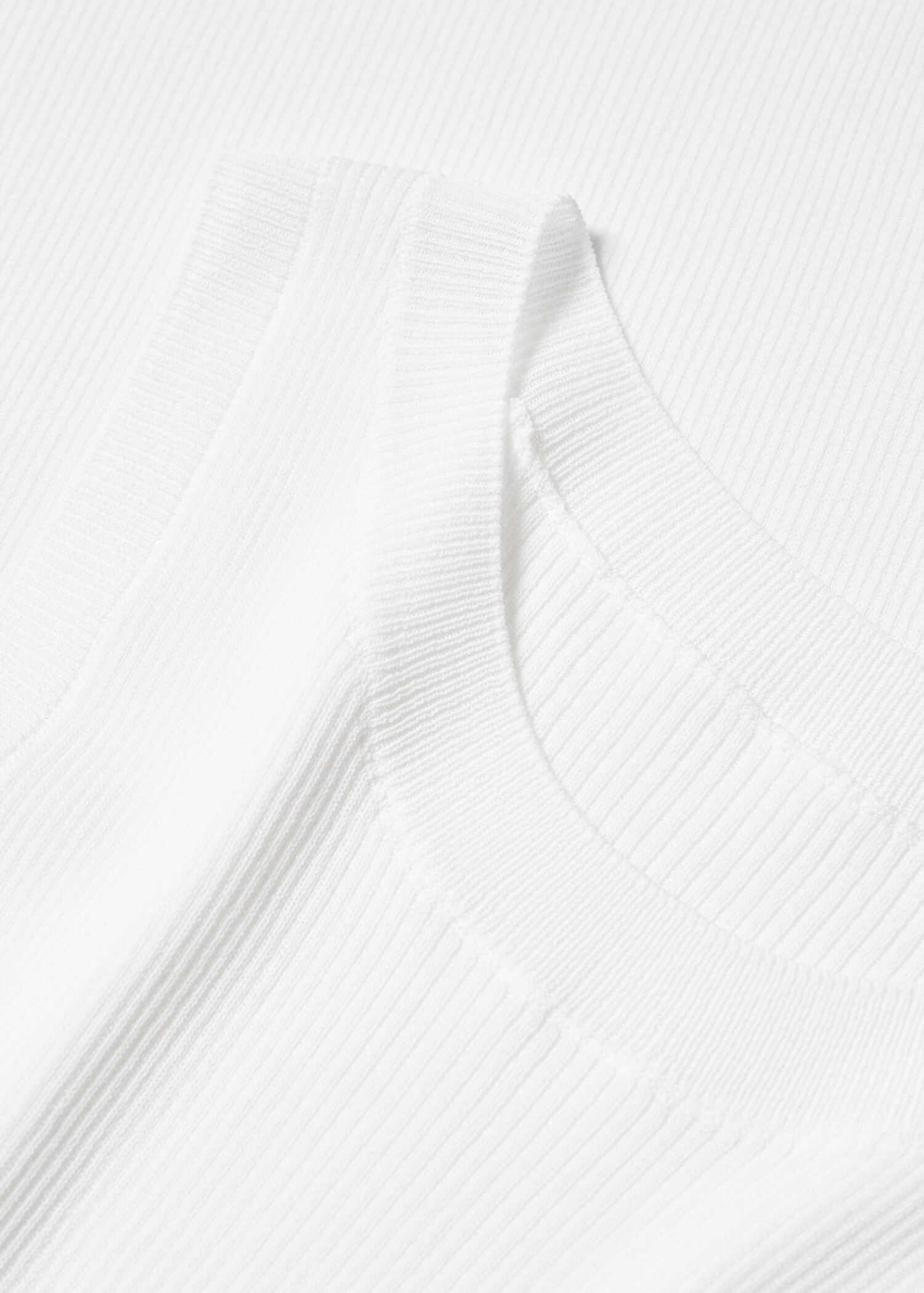 Ribbed knit top - Details of the article 8