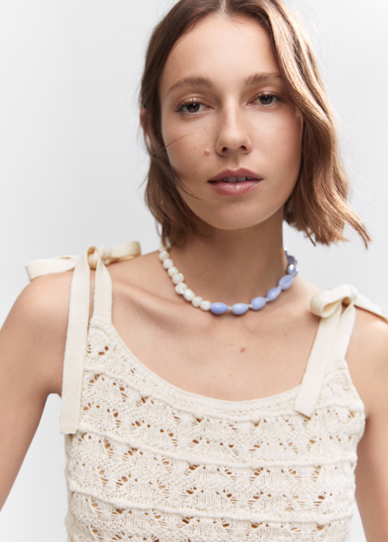 Crochet top with ties - Details of the article 1