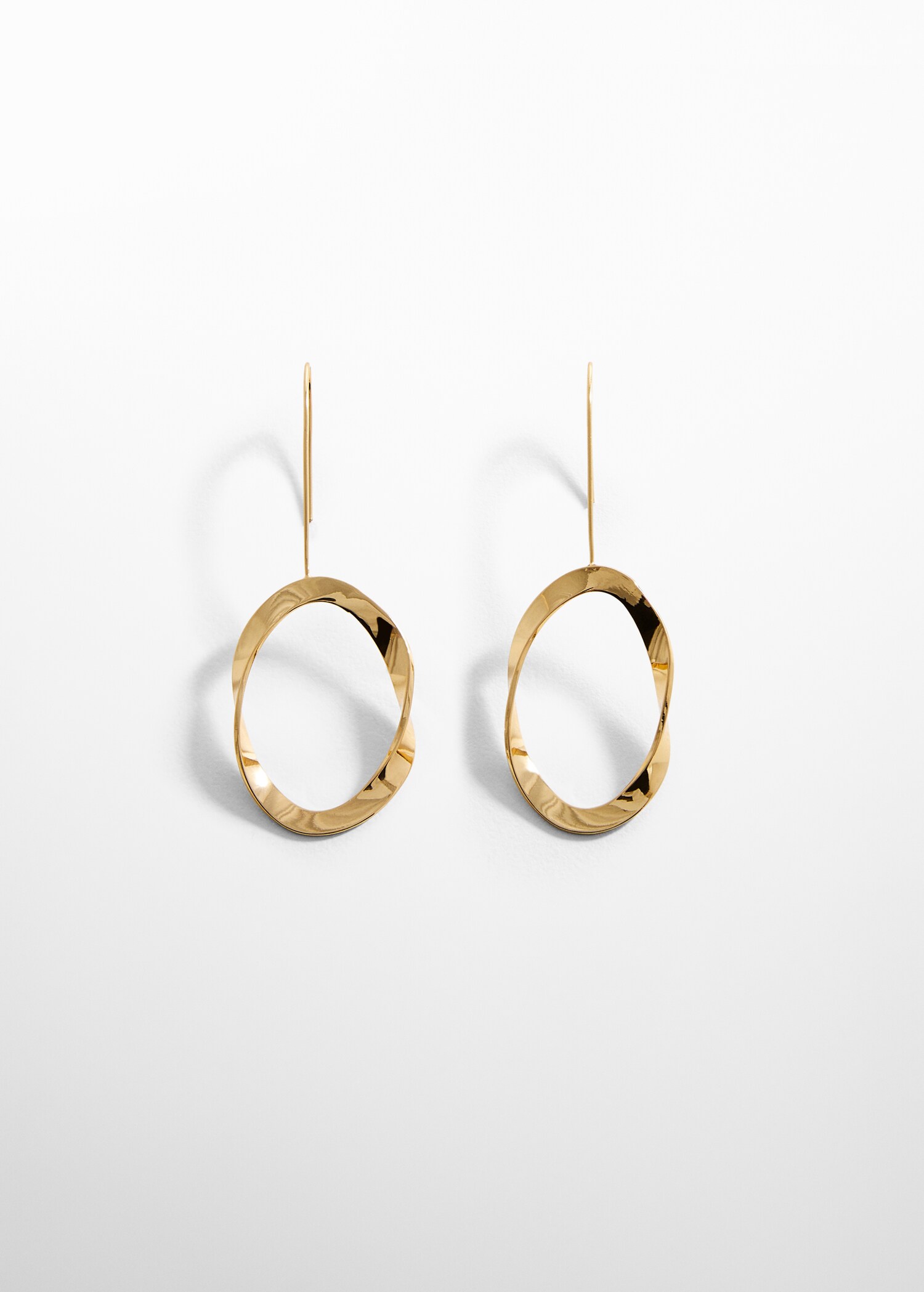 Boucles d'oreilles rigides ovales - Article without model