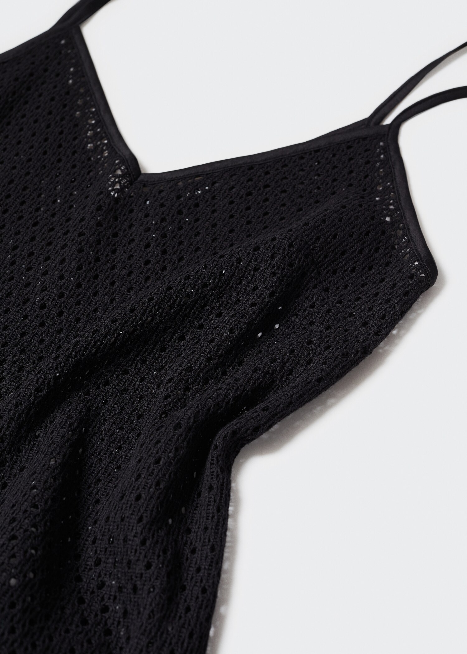 Robe longue maille ajourée - Détail de l'article 8