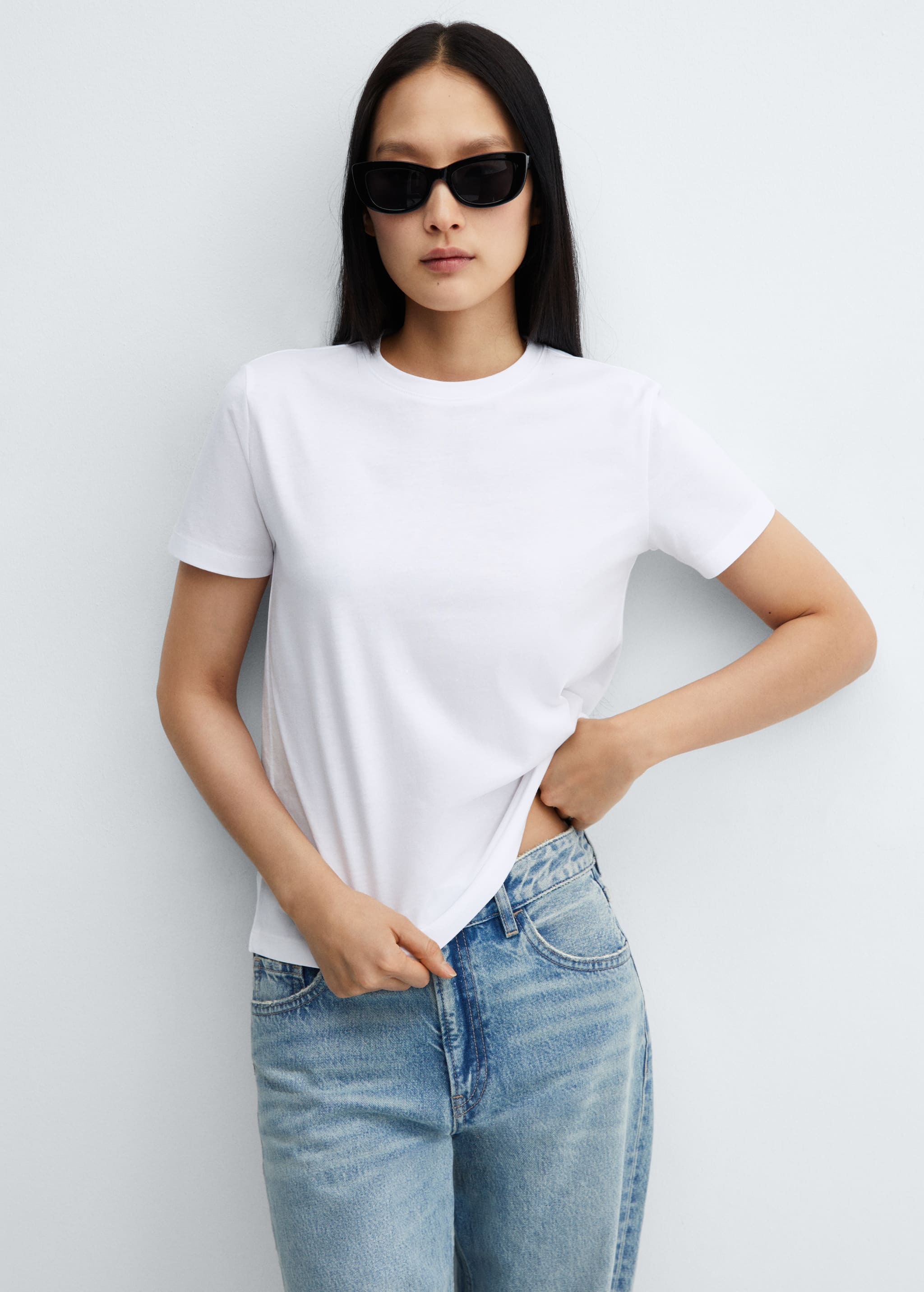 100% cotton T-shirt - Medium plane