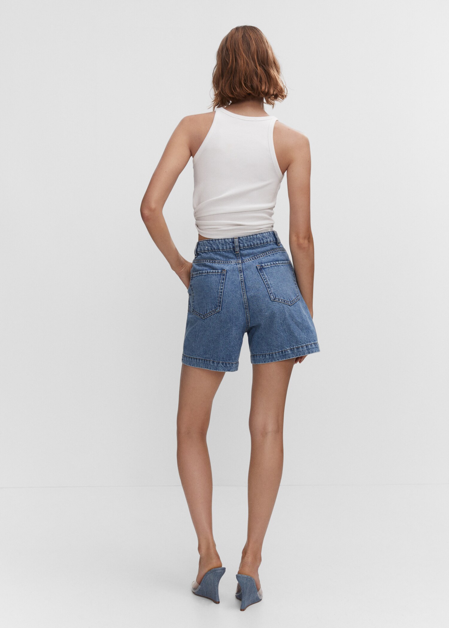 Slouchy-Jeans-Shorts - Rückseite des Artikels