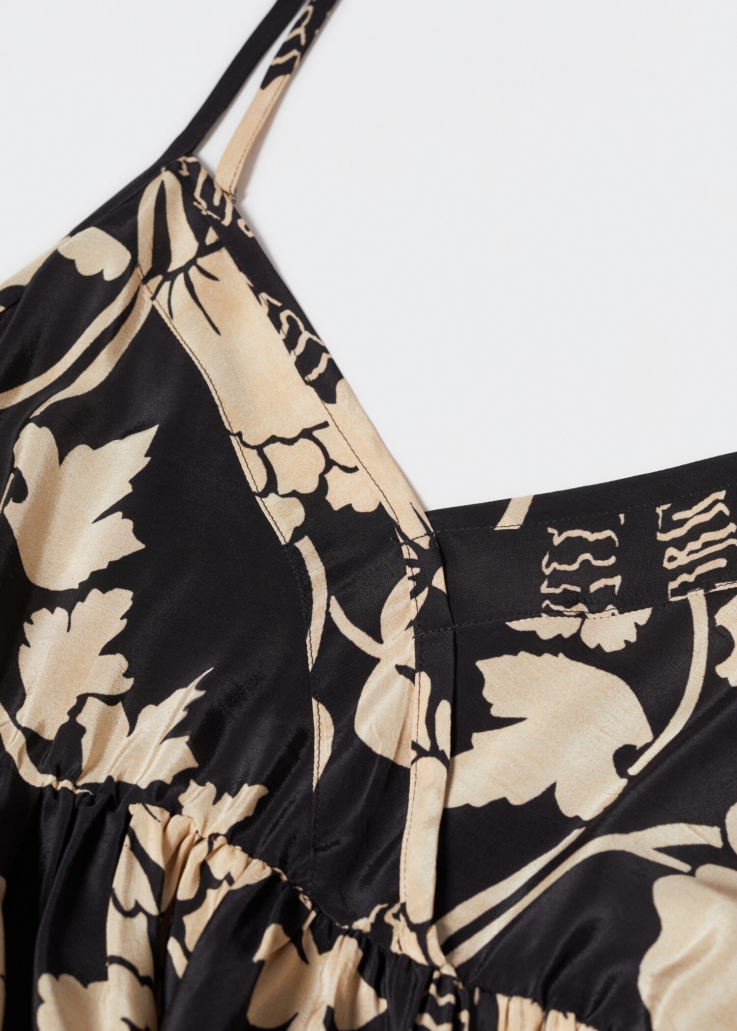 Printed flared dress - Details of the article 8