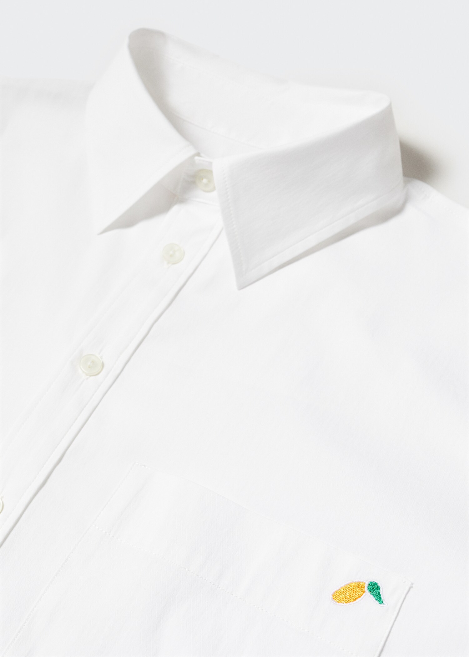 Chemise oversize détail brodé - Details of the article 8