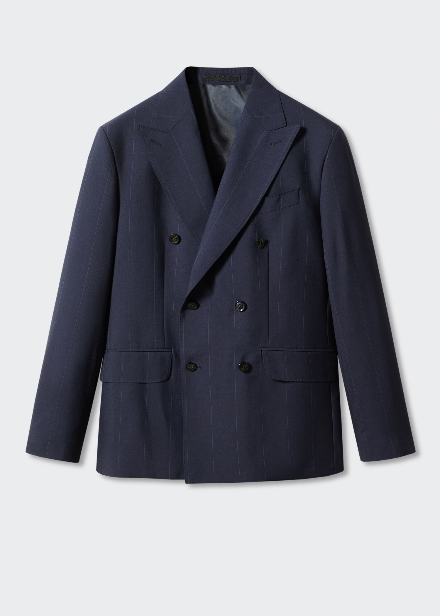 Veste costume croisée laine vierge - Article sans modèle