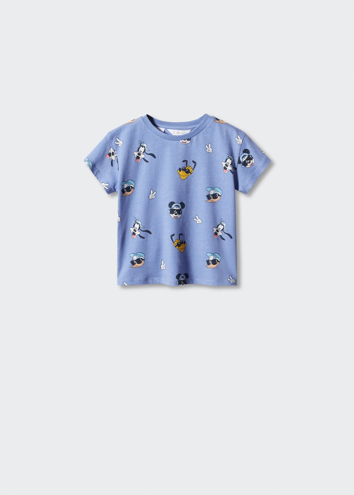 Printed cotton-blend T-shirt - Article without model