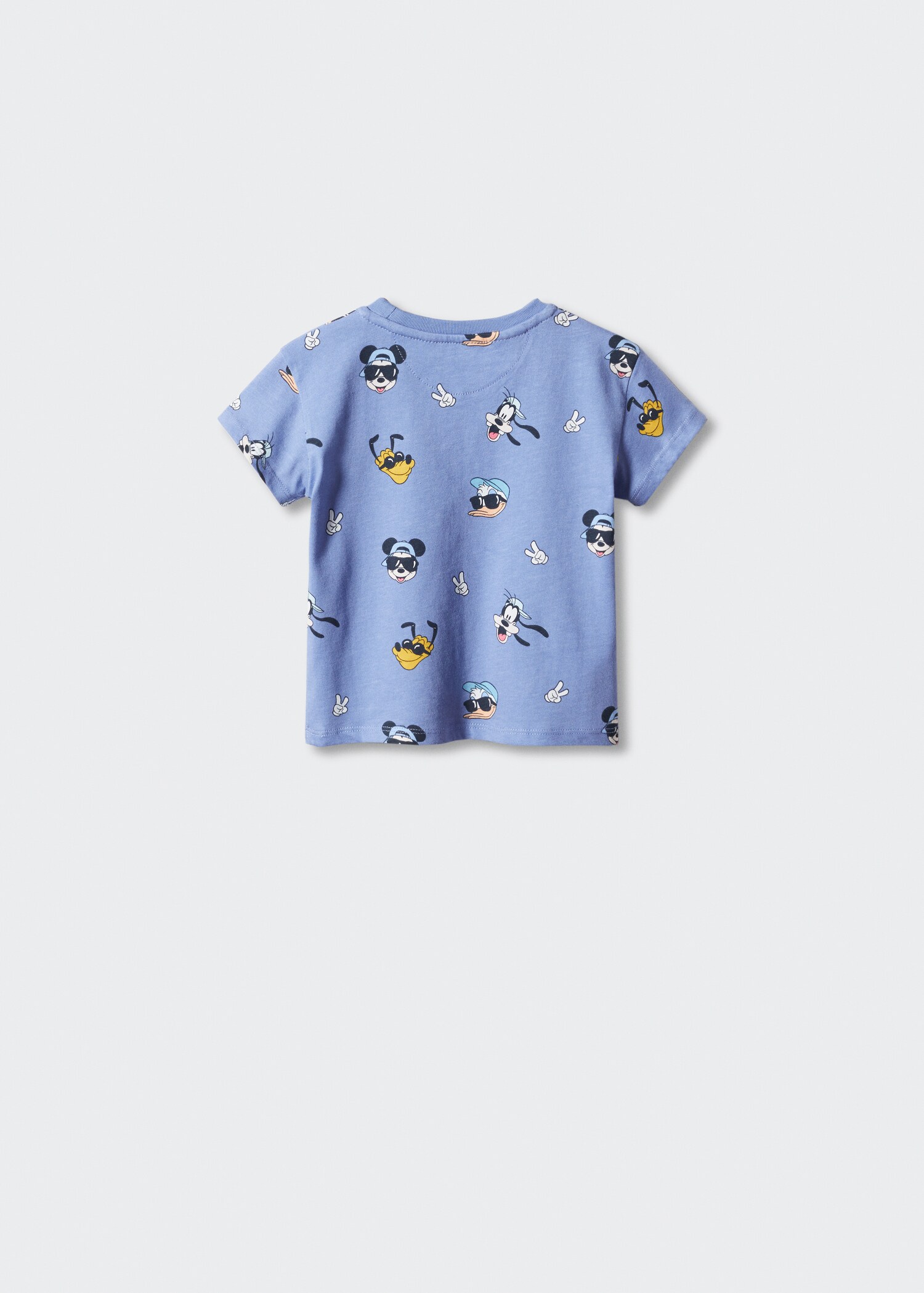 Printed cotton-blend T-shirt - Reverse of the article