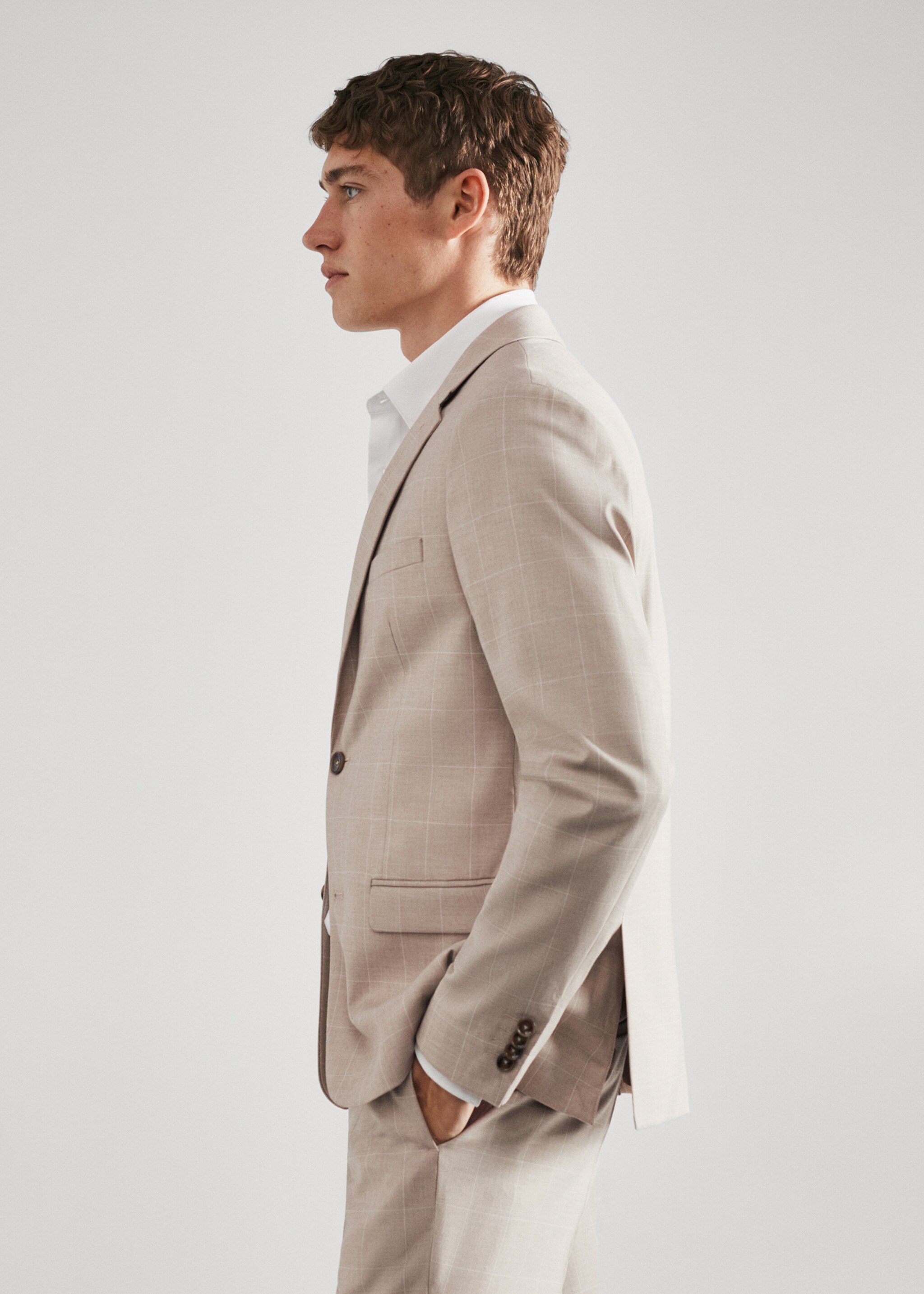 Americana traje cuadro super slim fit - Detalle del artículo 1