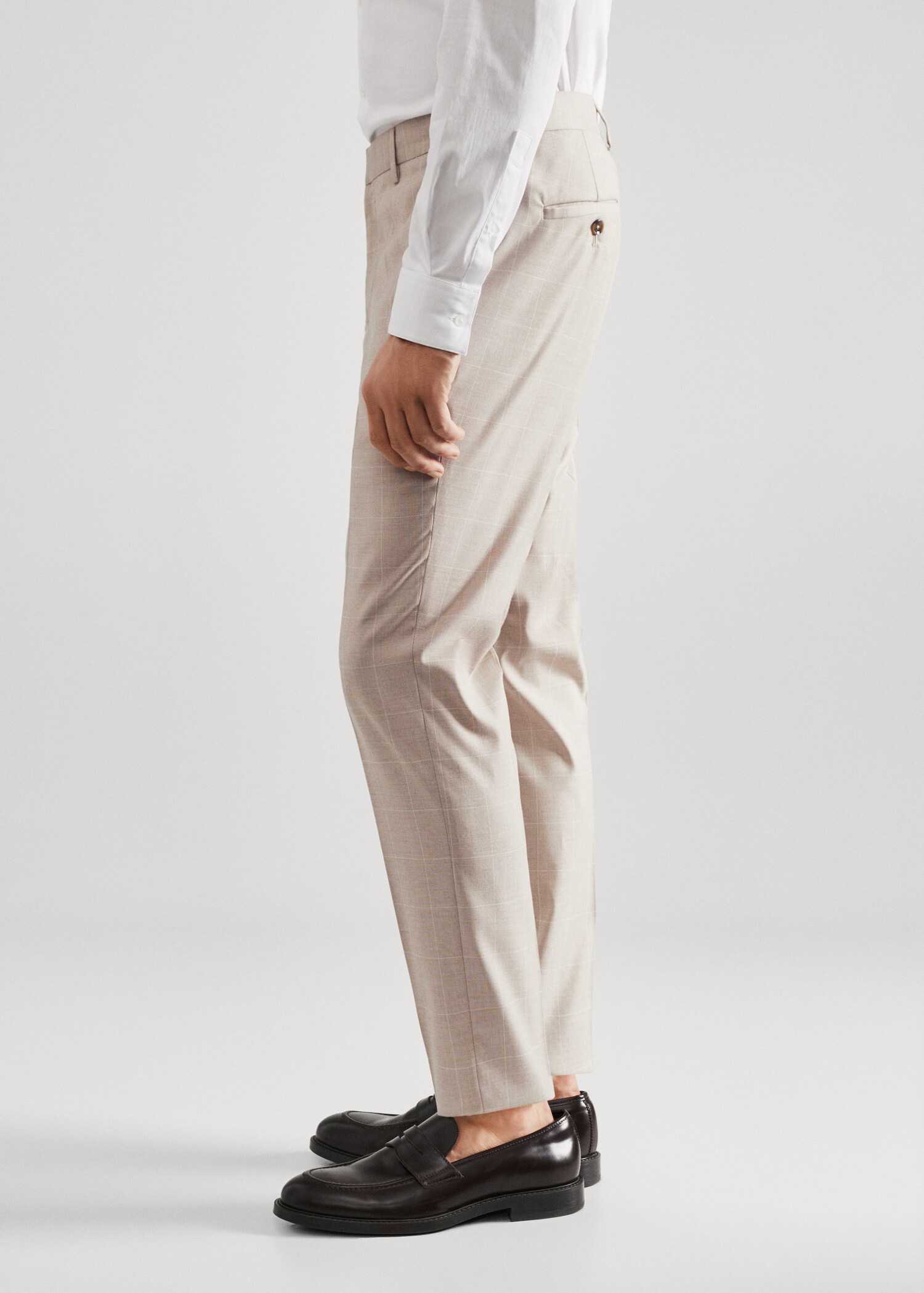 Pantalon costume super slim-fit carreaux - Détail de l'article 2