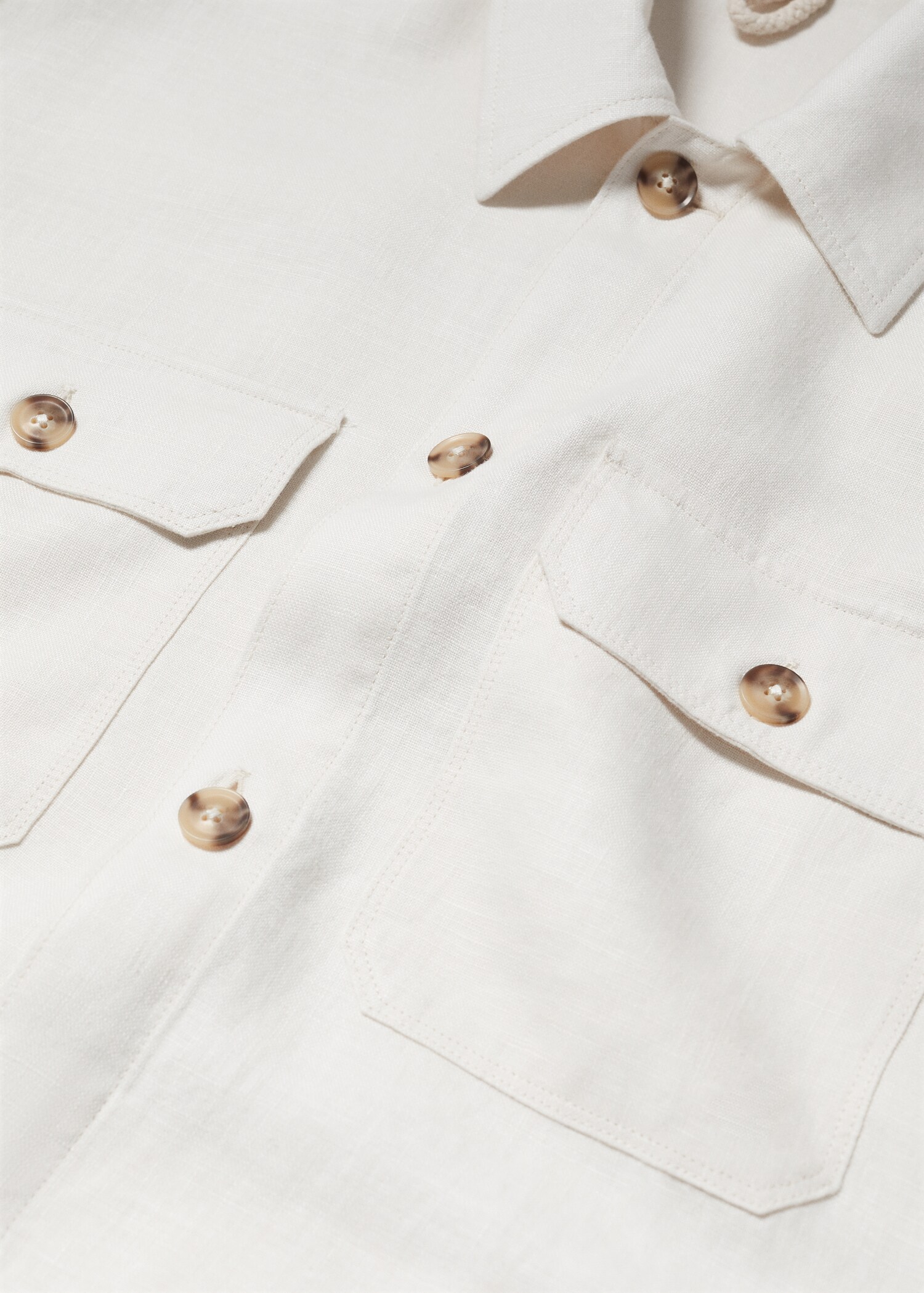 Sobrecamisa 100% lino regular fit - Detalle del artículo 8