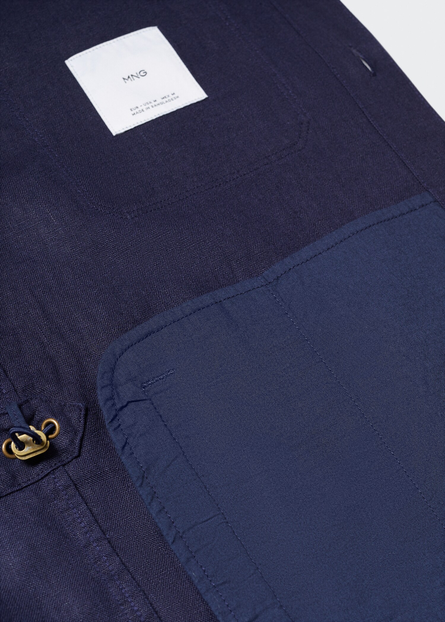 Sobrecamisa 100% lino regular fit - Detalle del artículo 8