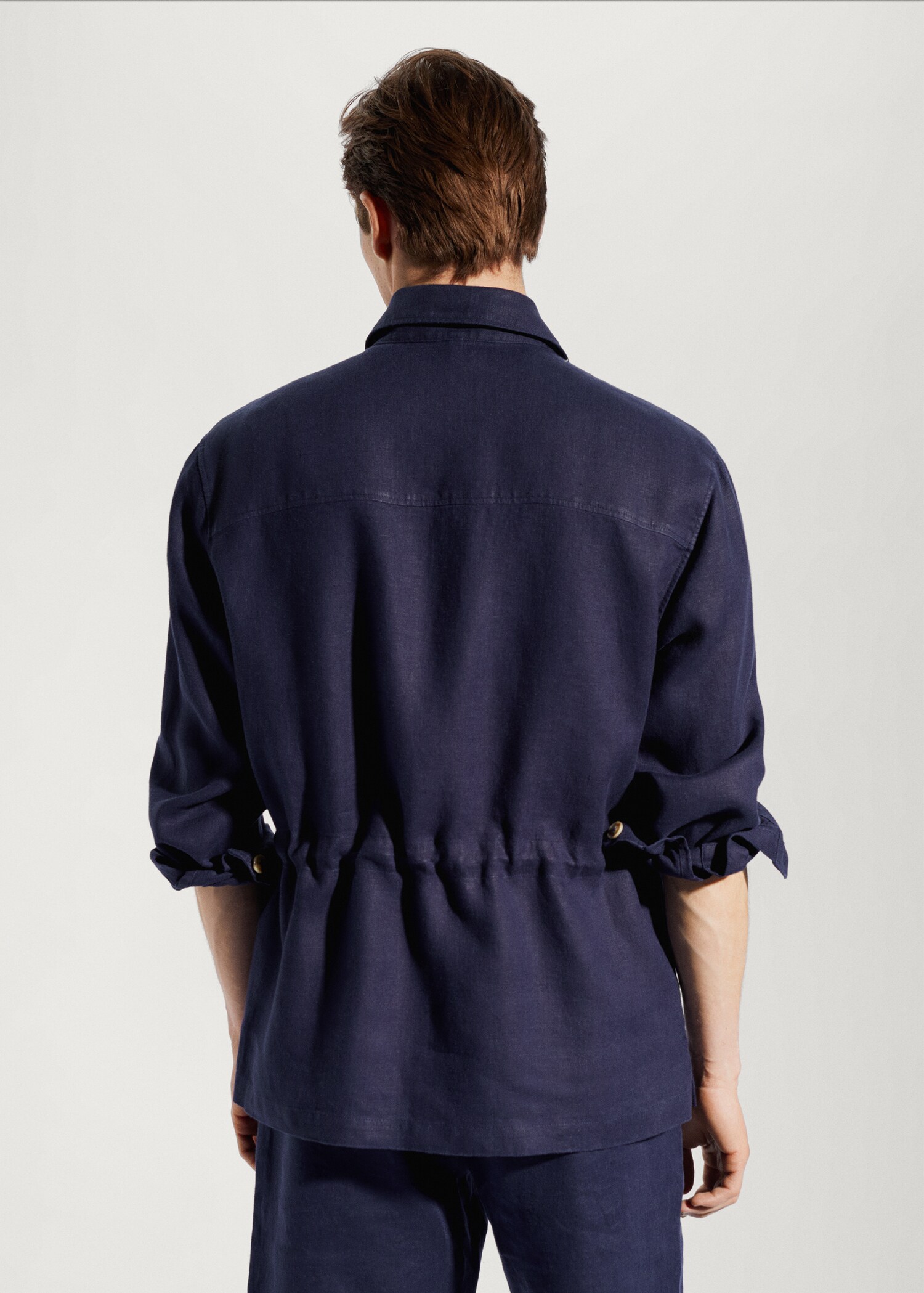 Sobrecamisa 100% lino regular fit - Reverso del artículo