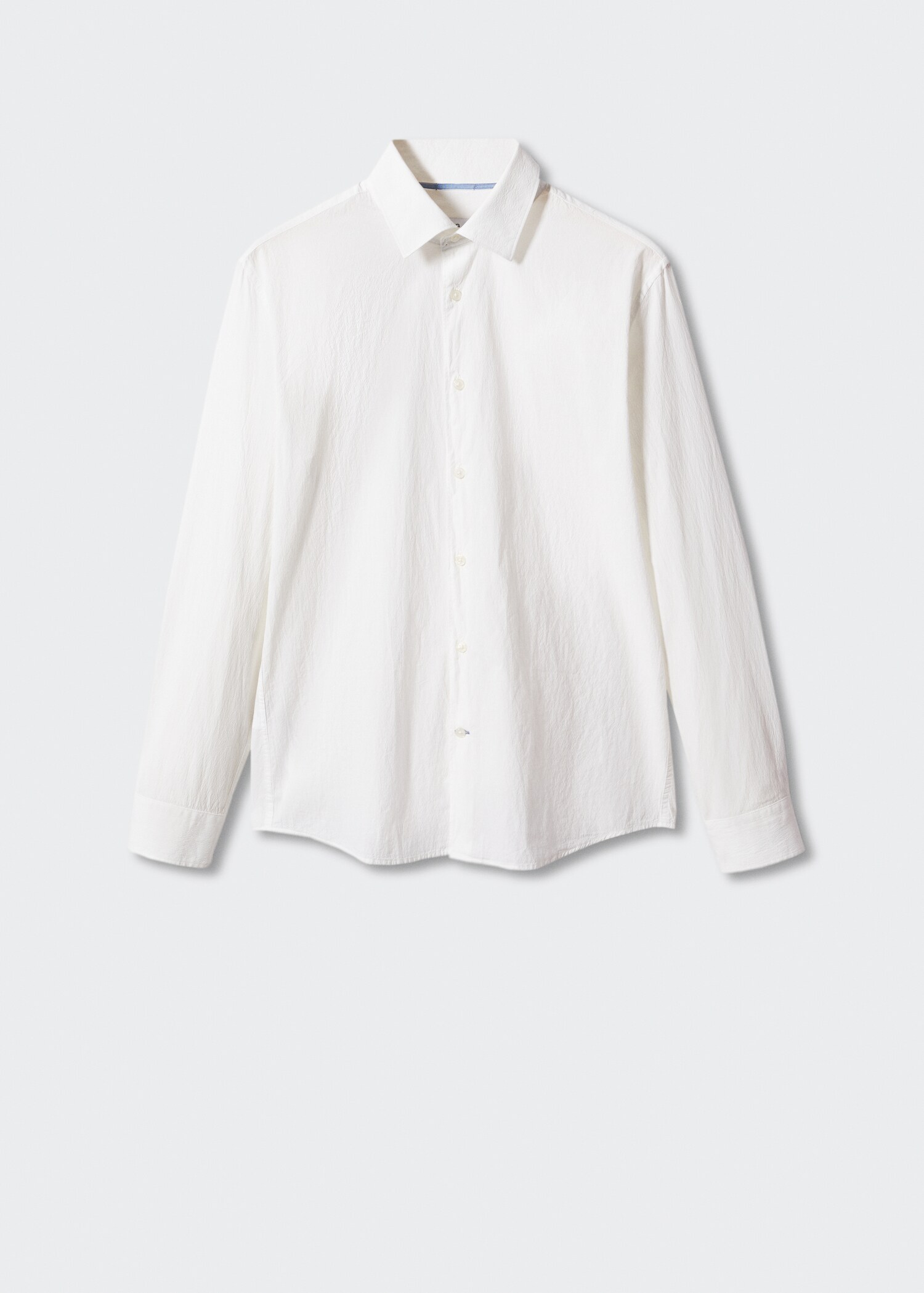 Camisa slim fit algodón seersucker - Artículo sin modelo