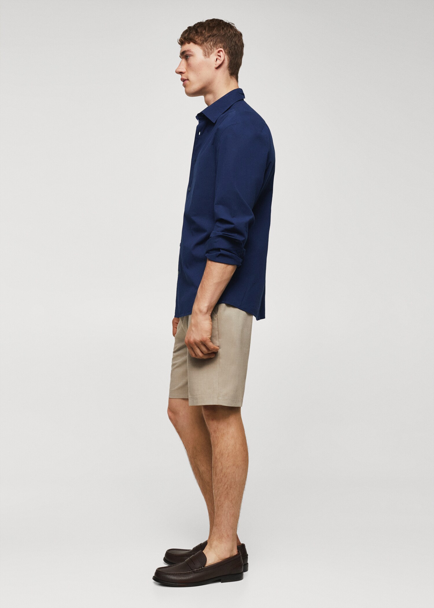 Camisa slim fit algodón seersucker - Detalle del artículo 2