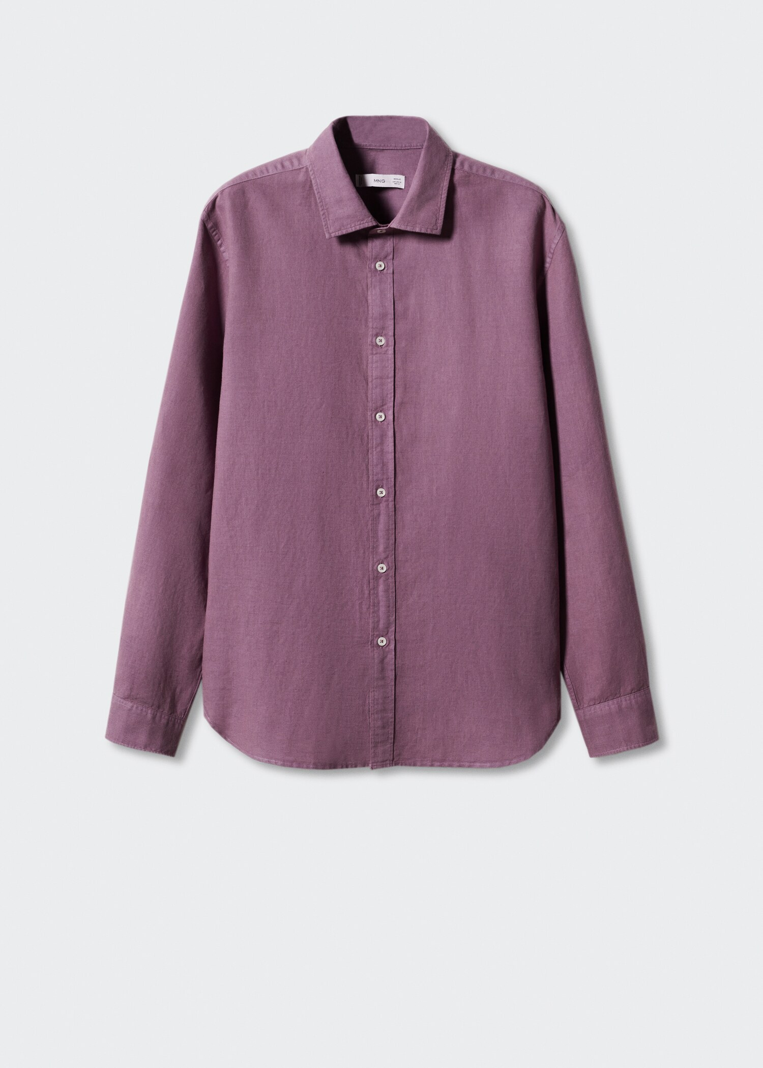 Camisa regular fit lino algodón - Artículo sin modelo