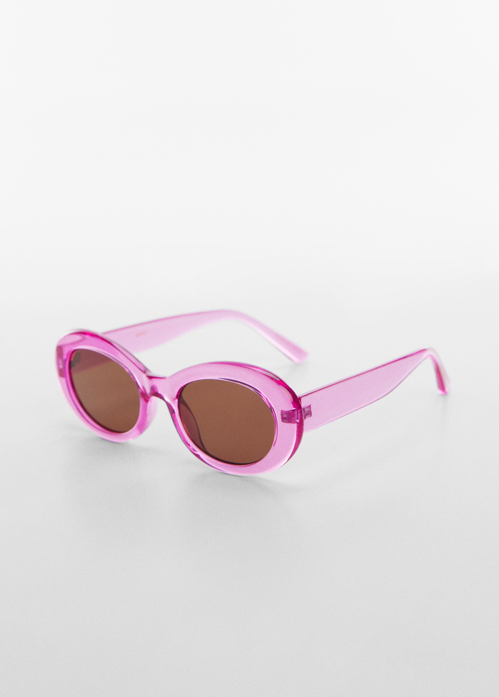 Semi-transparent frame sunglasses - Plan mediu
