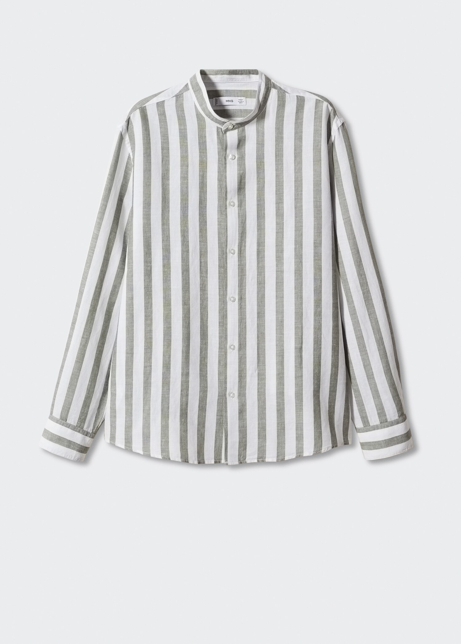 Camisa regular fit lino rayas  - Artículo sin modelo