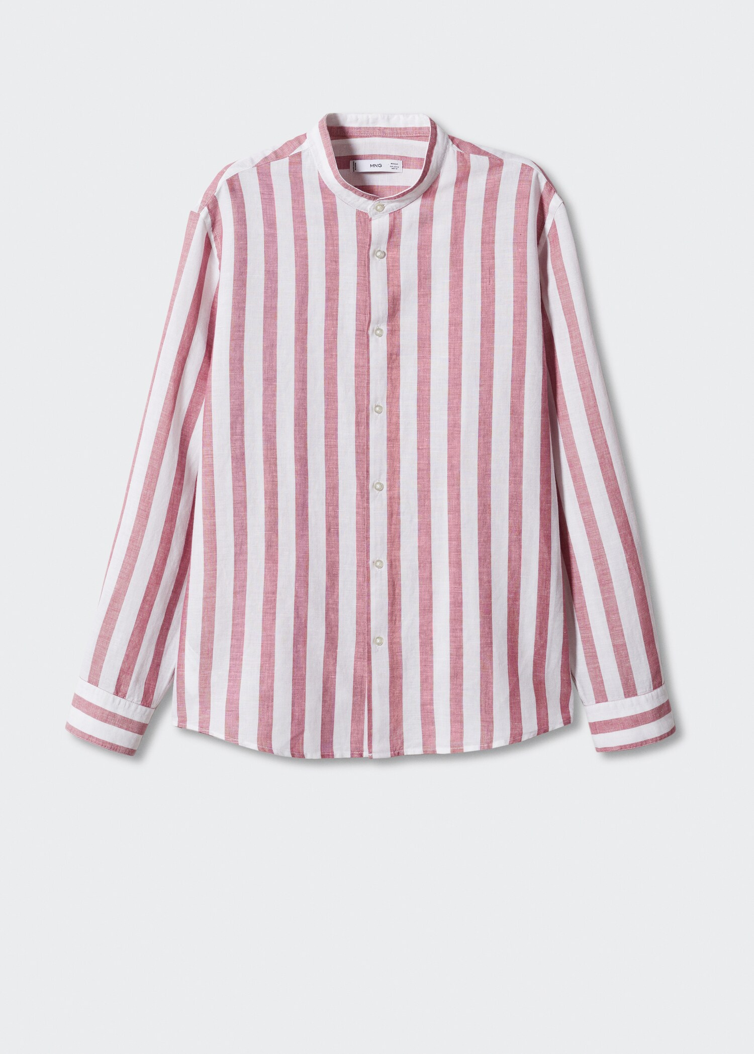 Camisa regular fit lino rayas  - Artículo sin modelo