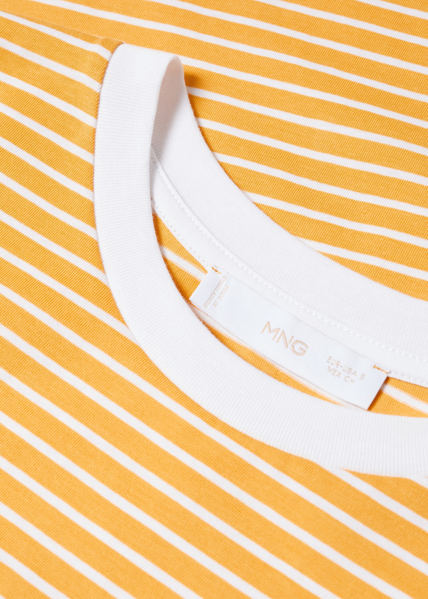 T-shirt coton à rayures - Détail de l'article 8
