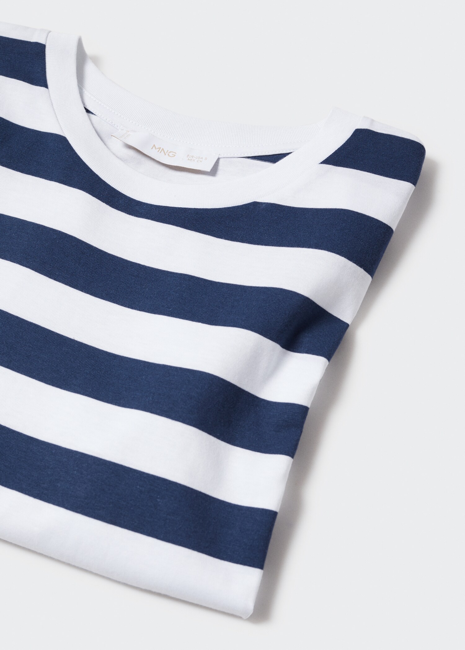 T-shirt coton à rayures - Détail de l'article 8