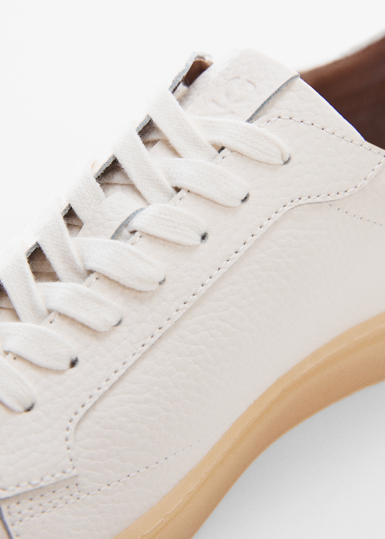 Nappa leather trainers