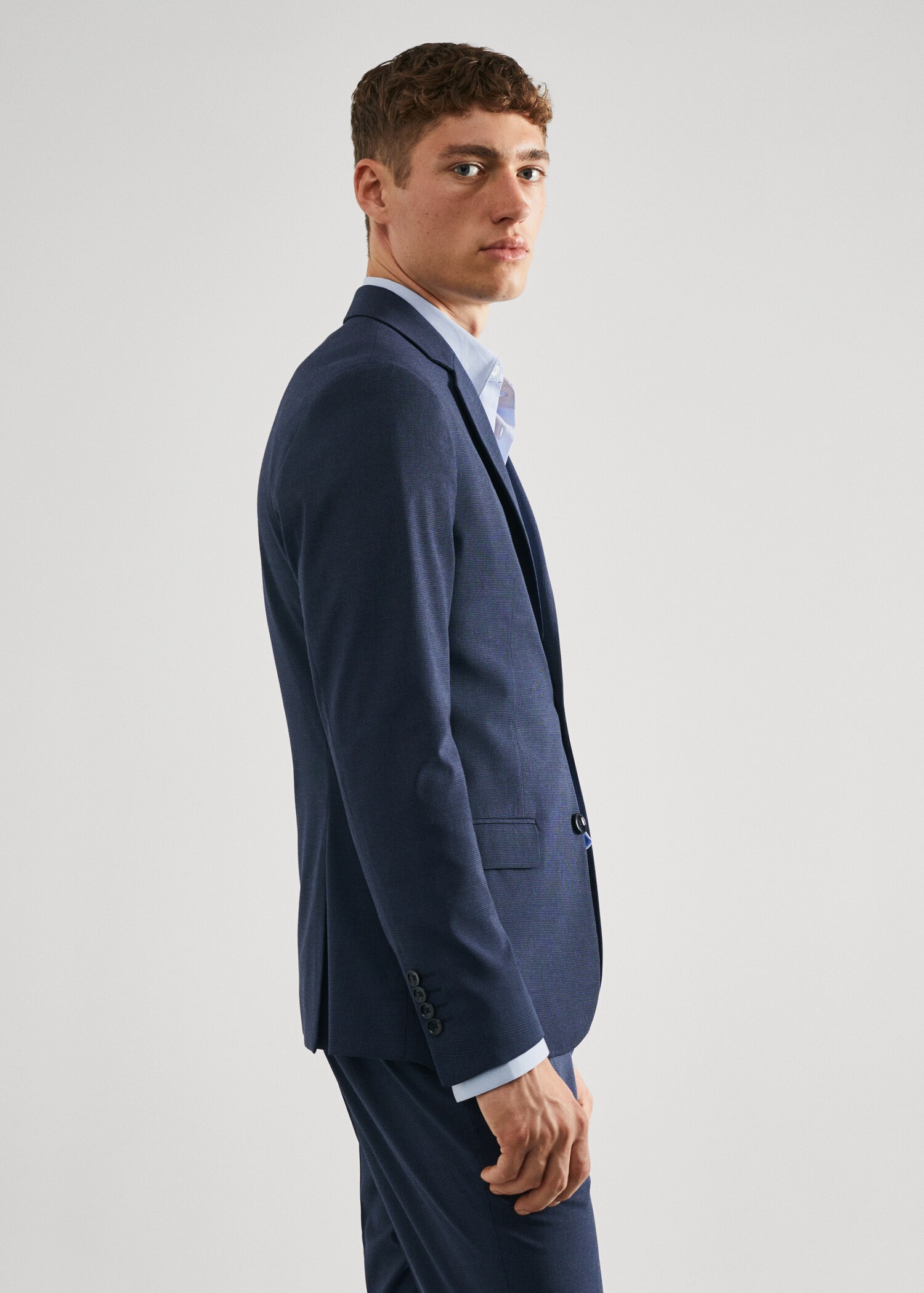 Blazer de fato stretch super slim fit - Pormenor do artigo 2