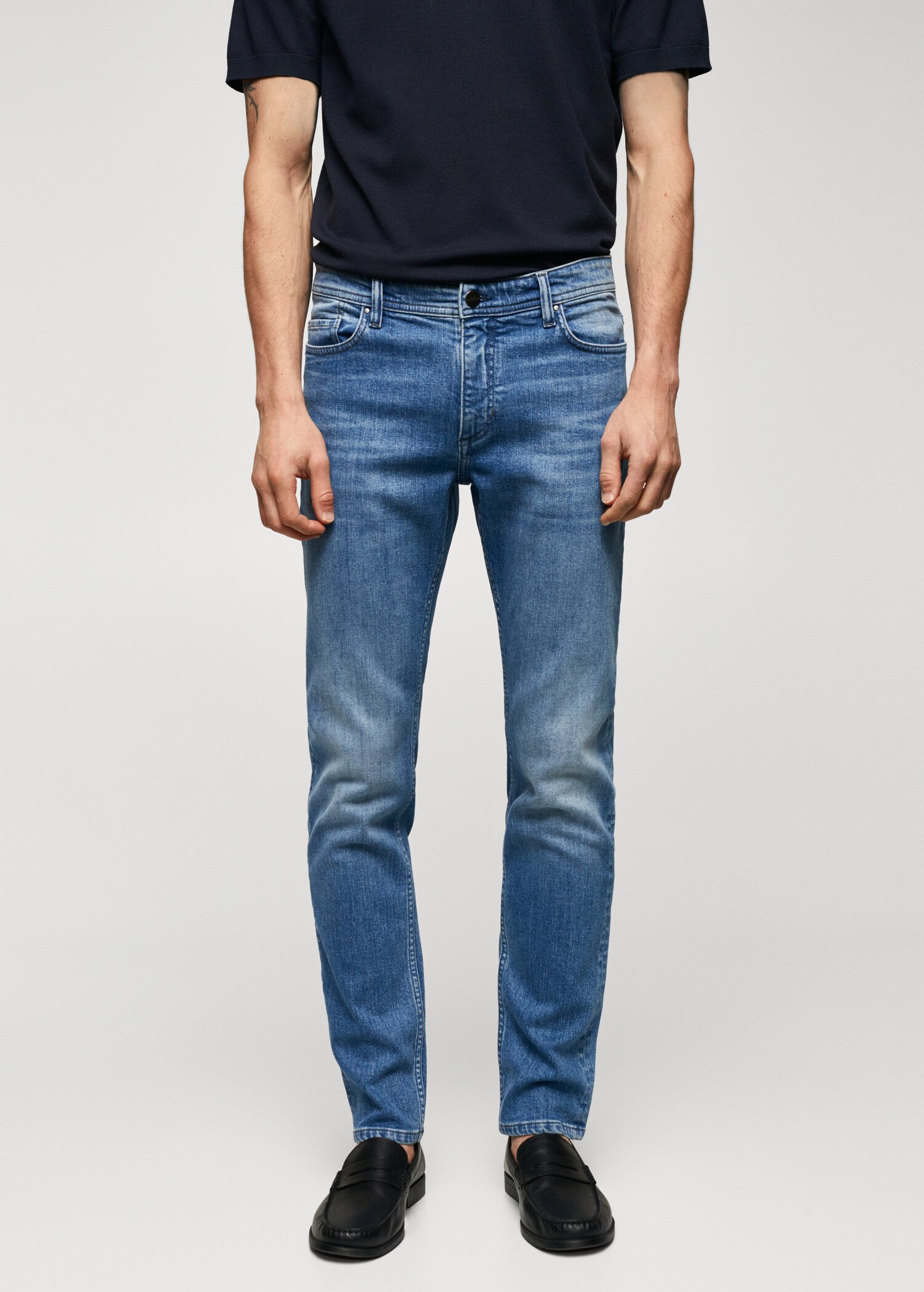 Jan slim-fit jeans - Medium plane