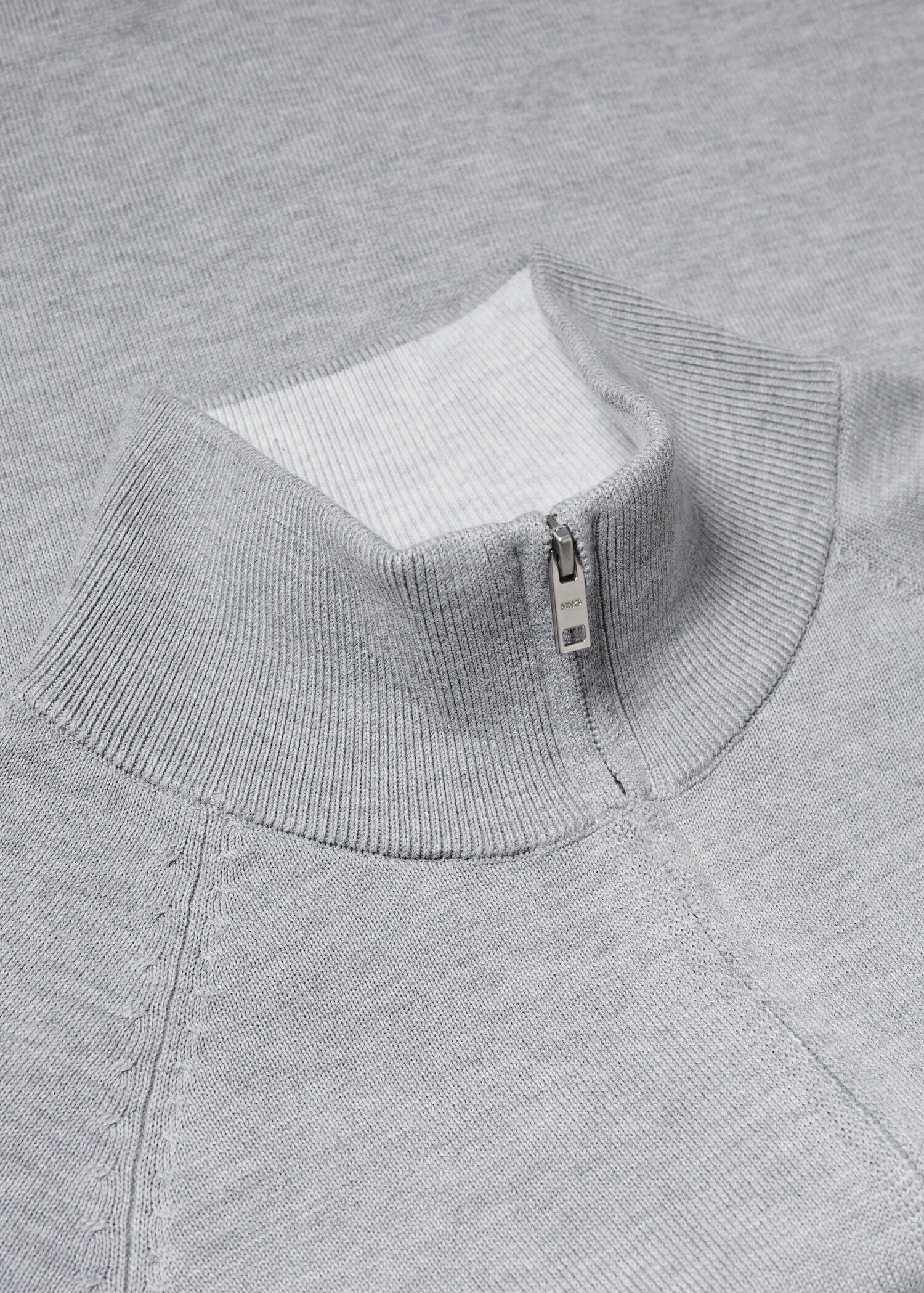Zipped cotton cardigan - Детальніше про товар 8