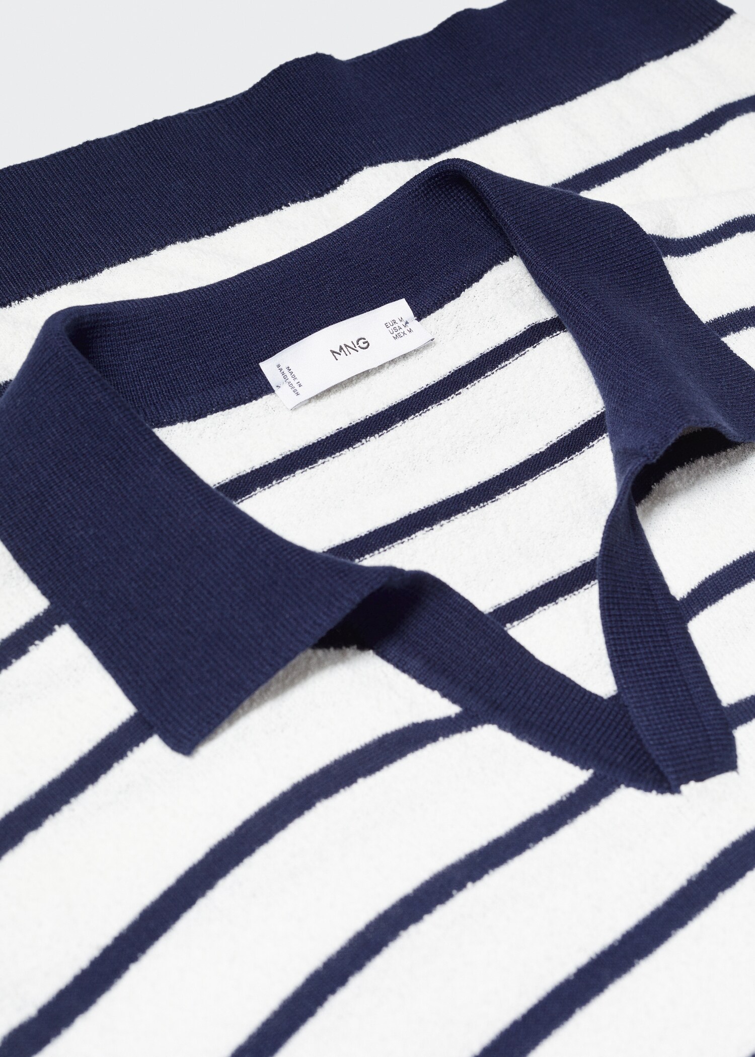 Polo rayures texture bouclette - Détail de l'article 8
