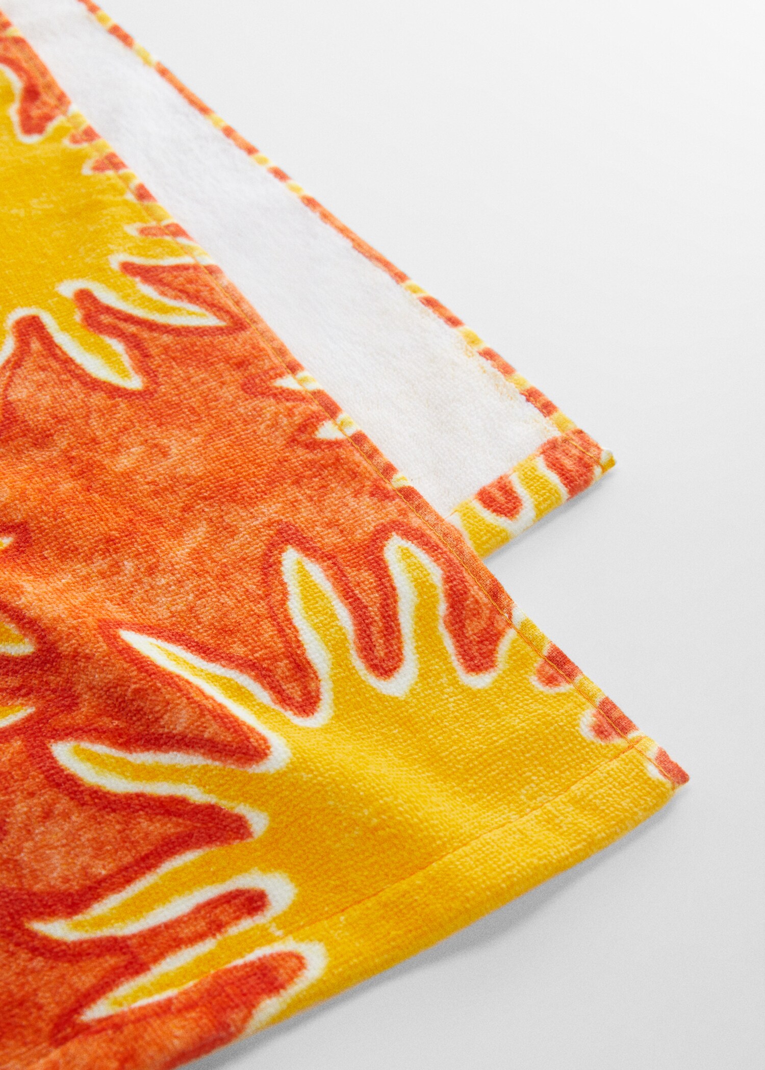 Serviette imprimée 100 % coton - Plan moyen