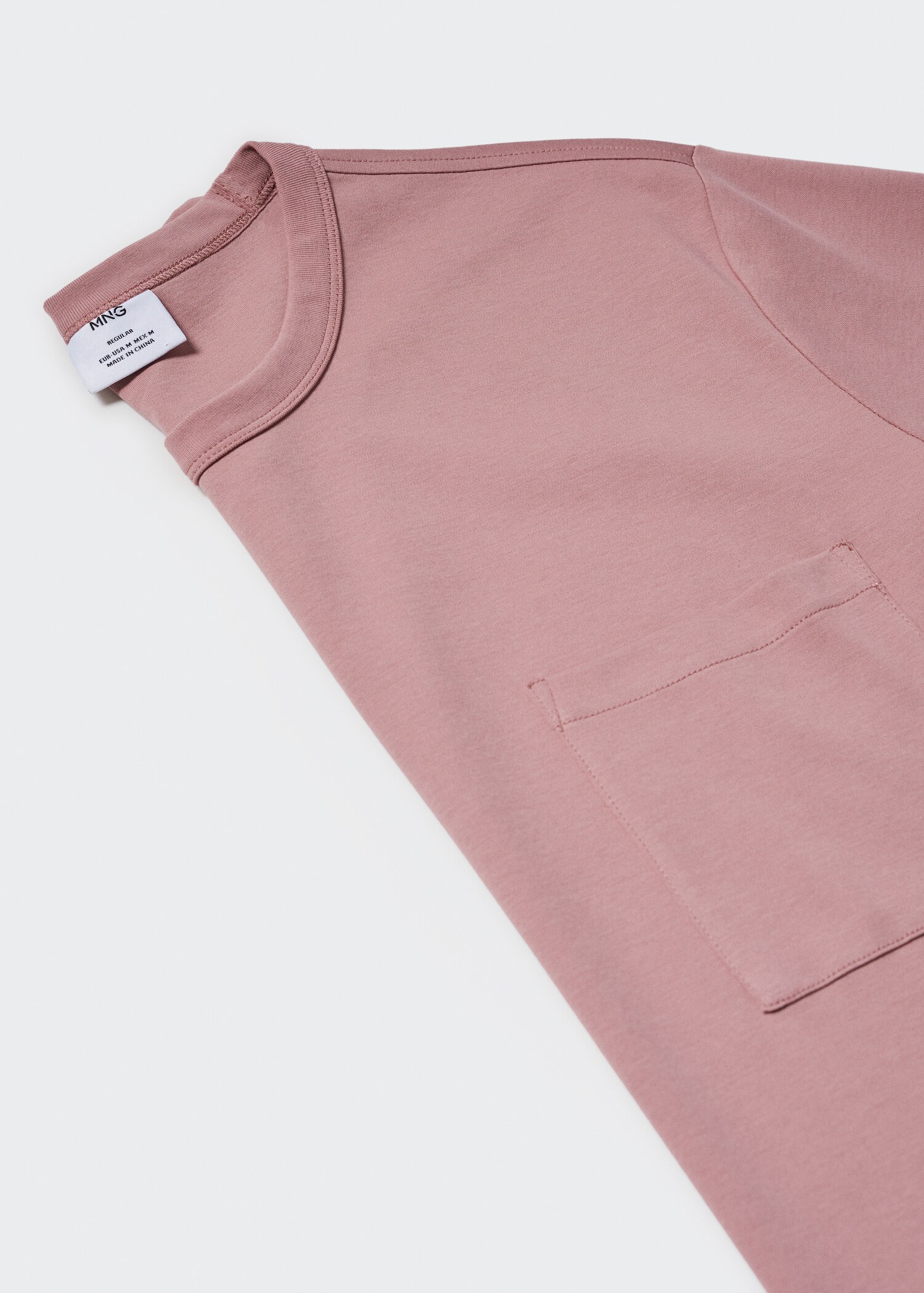 100% cotton t-shirt with pocket - Details of the article 8