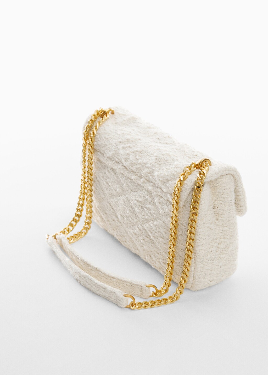 Textured chain bag Women MANGO Montenegro