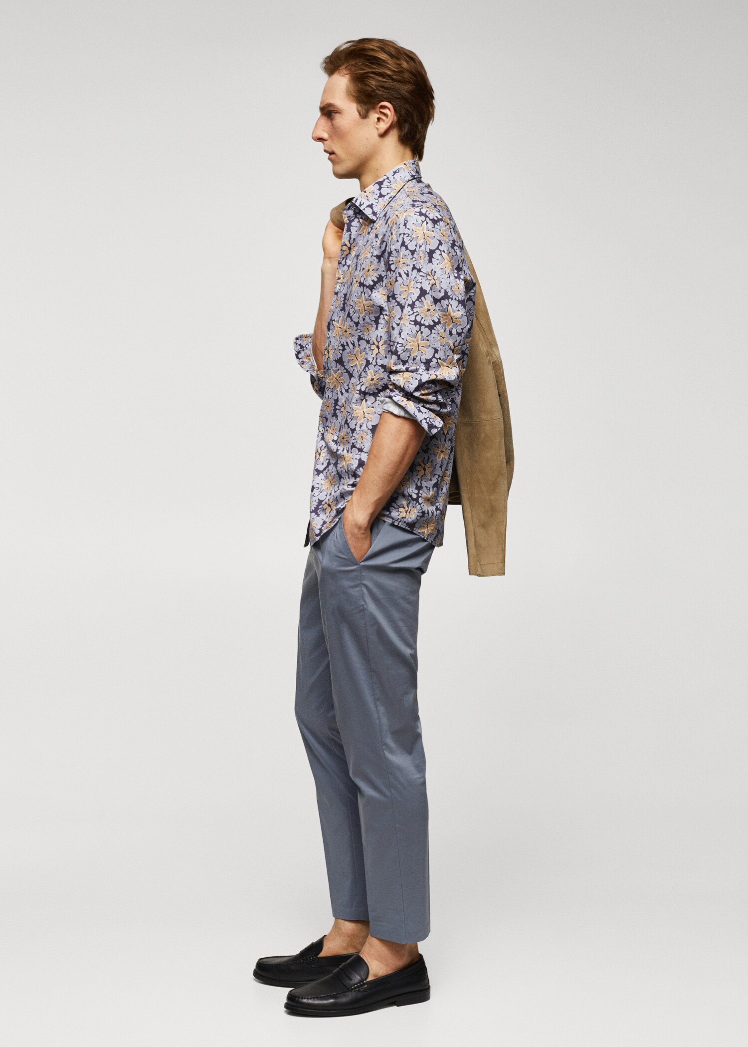 Camisa 100% algodón regular fit estampada - Detalle del artículo 2